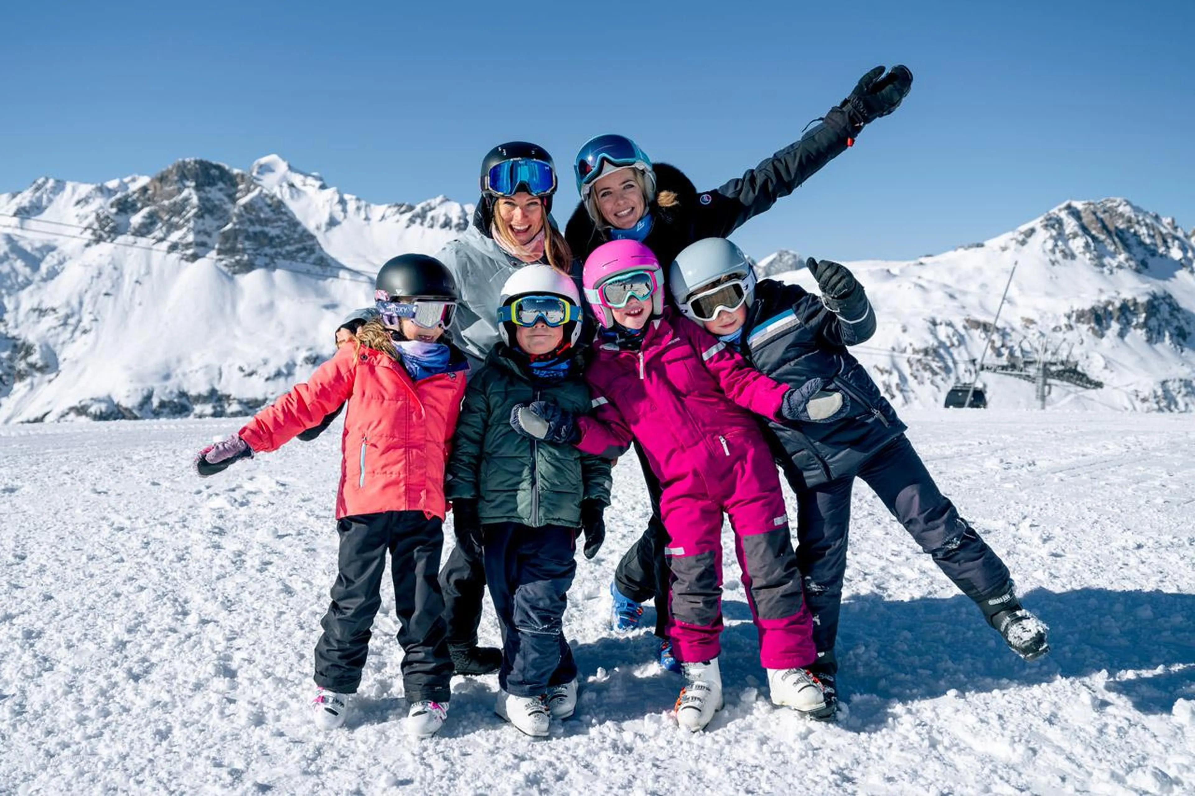 Skiing at Easter with family