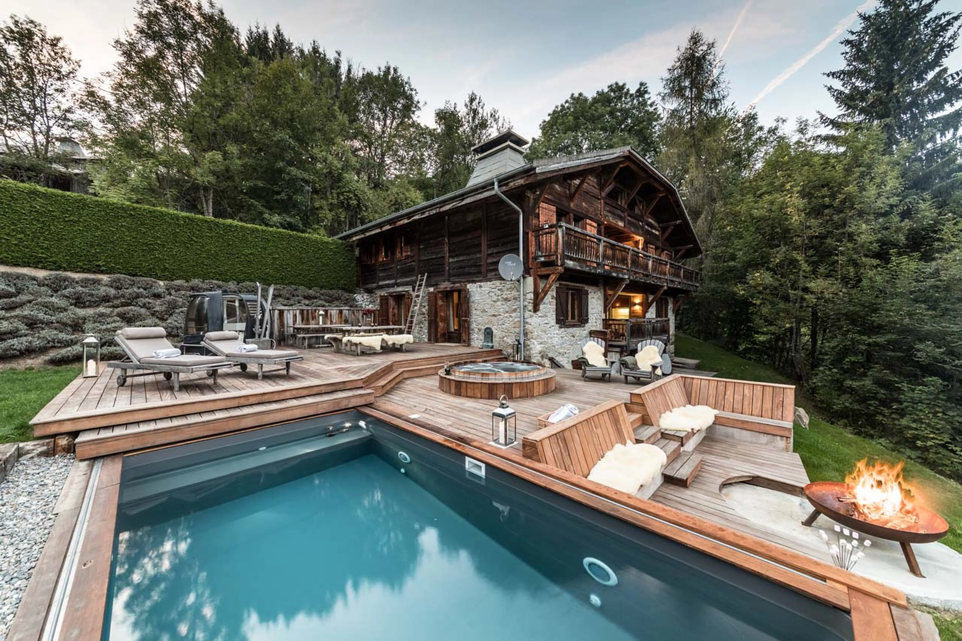 Ferme de Moudon in summer