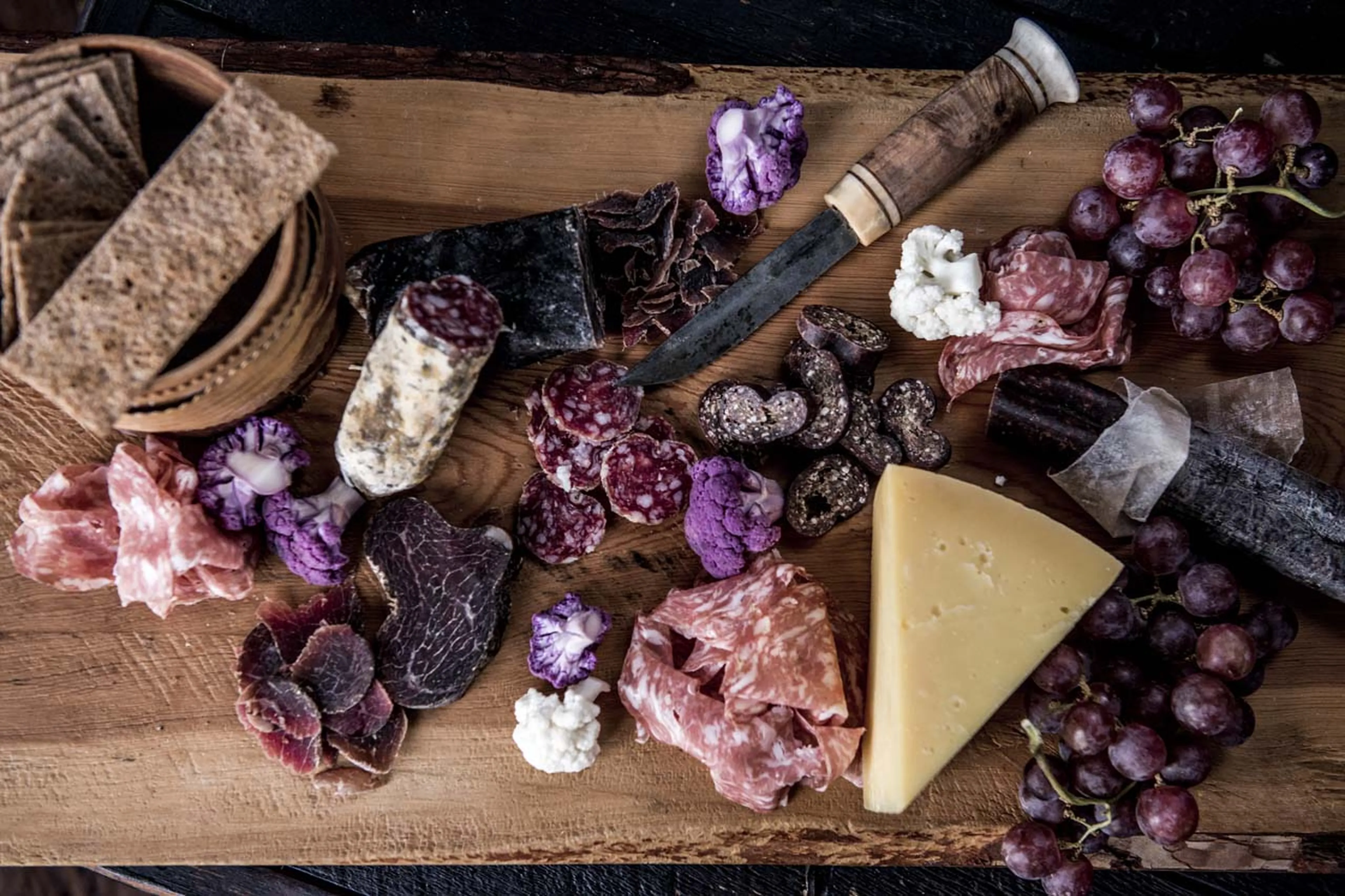 Cheese course at Fjellborg Arctic Lodge in Sweden