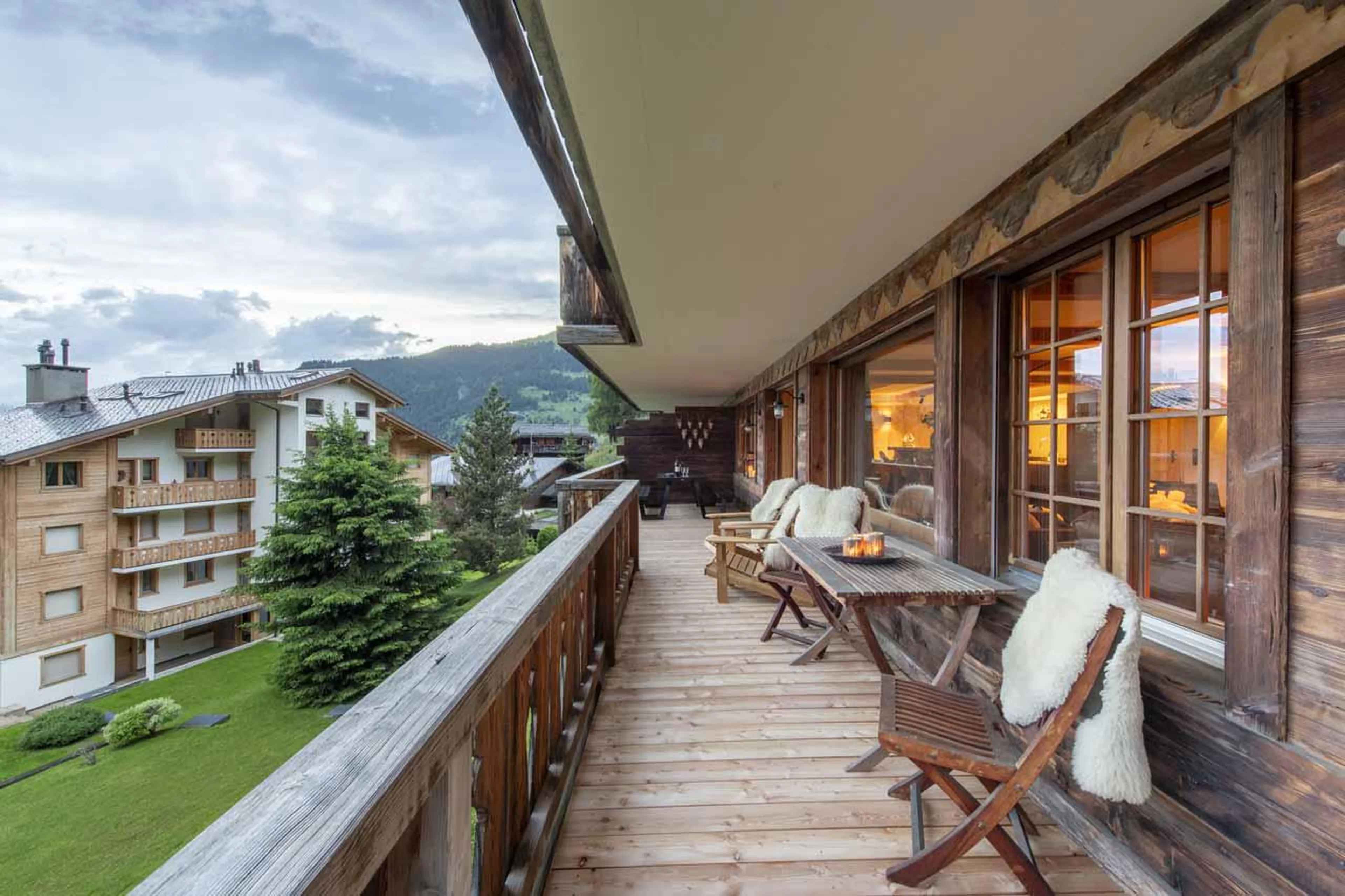 Balcony at Fleur de Lin 204, Verbier