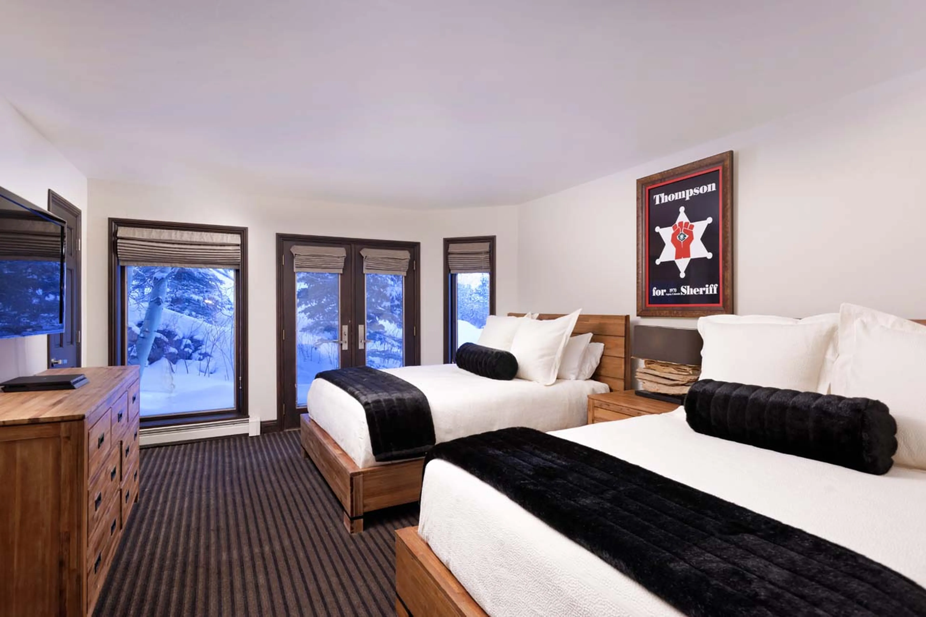 Bedroom four at Four Peaks Estate in Aspen