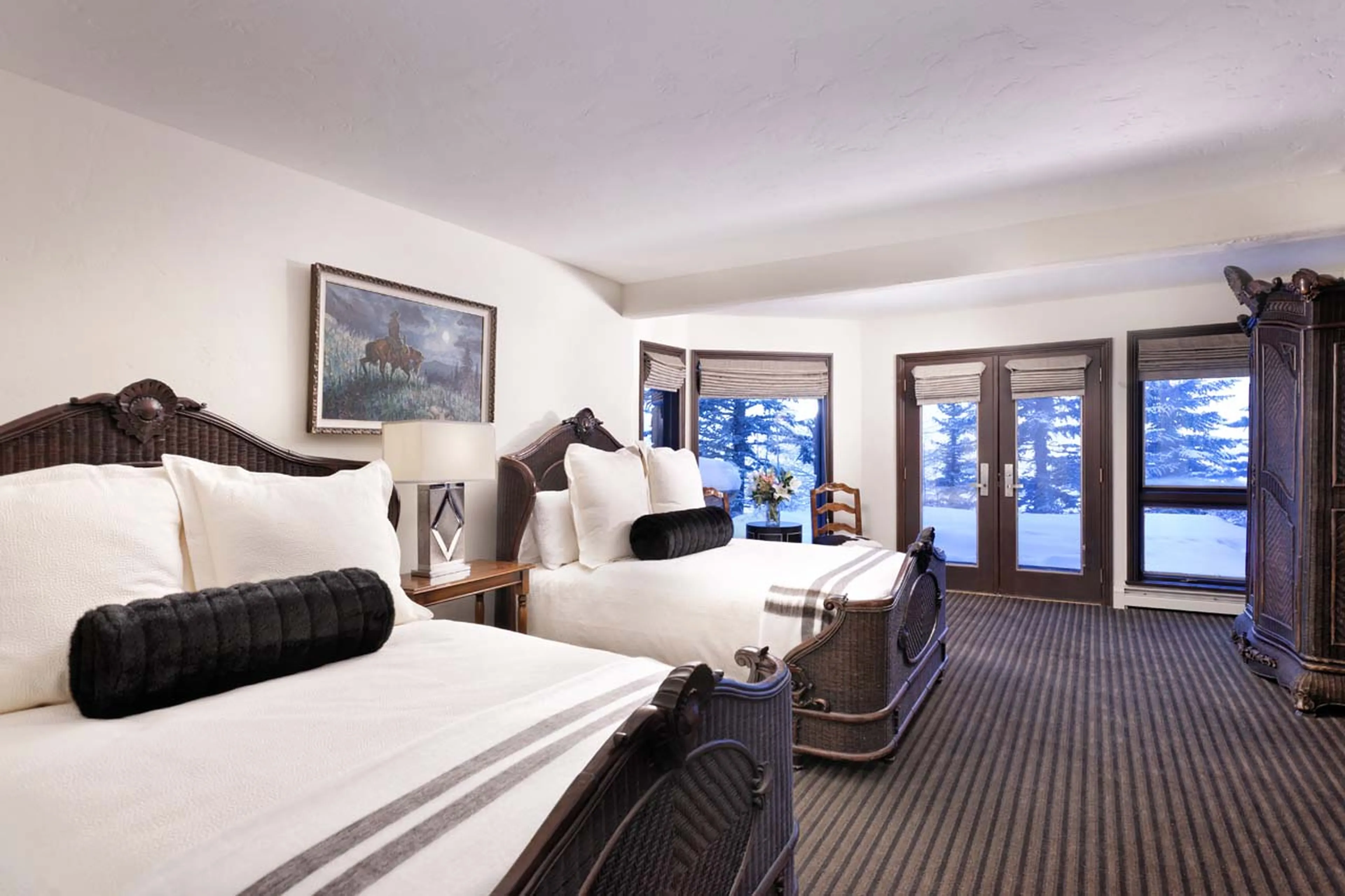 Bedroom five at Four Peaks Estate in Aspen