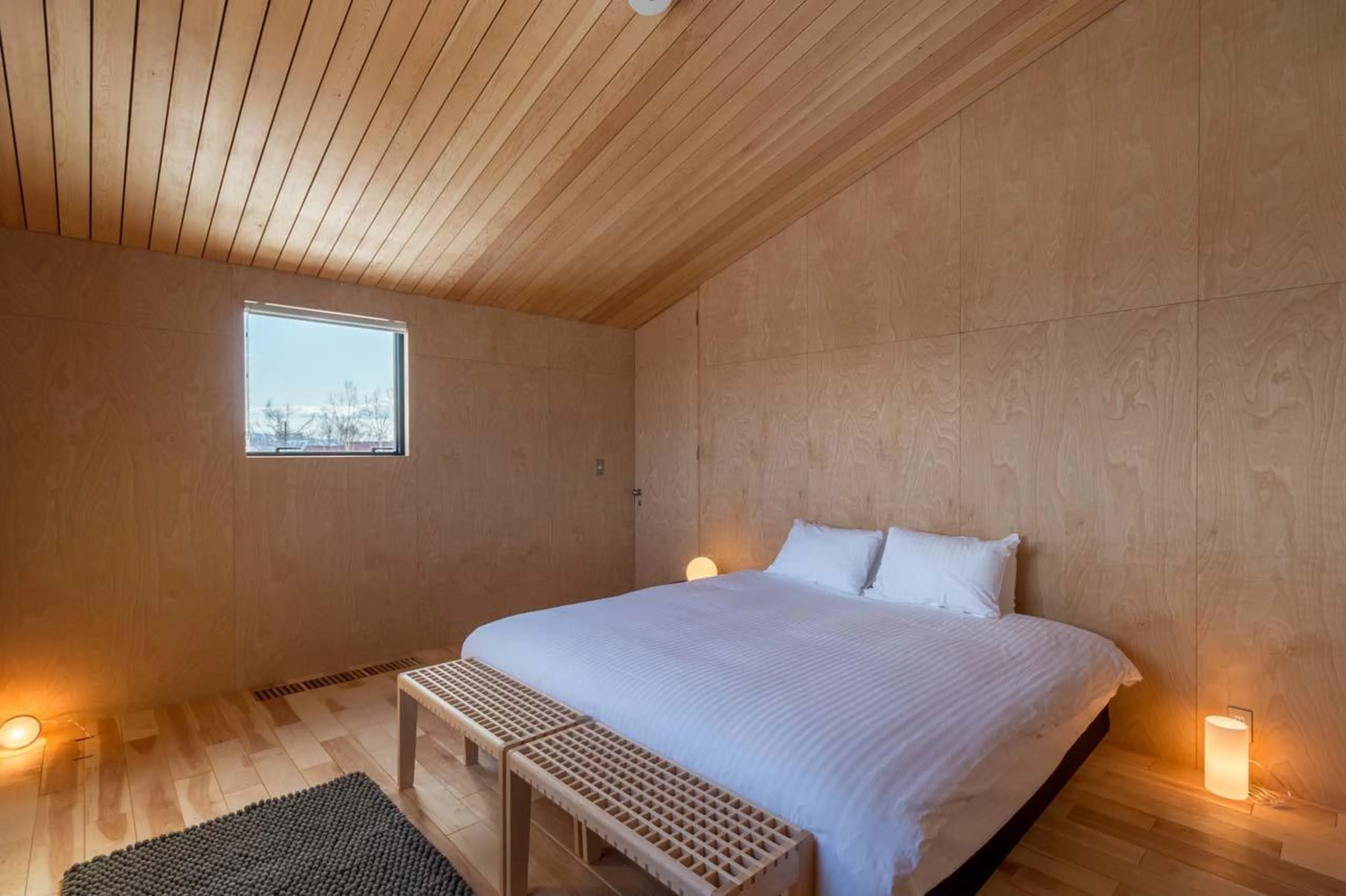 Double/twin bedroom at Chalet Foxwood E in Niseko