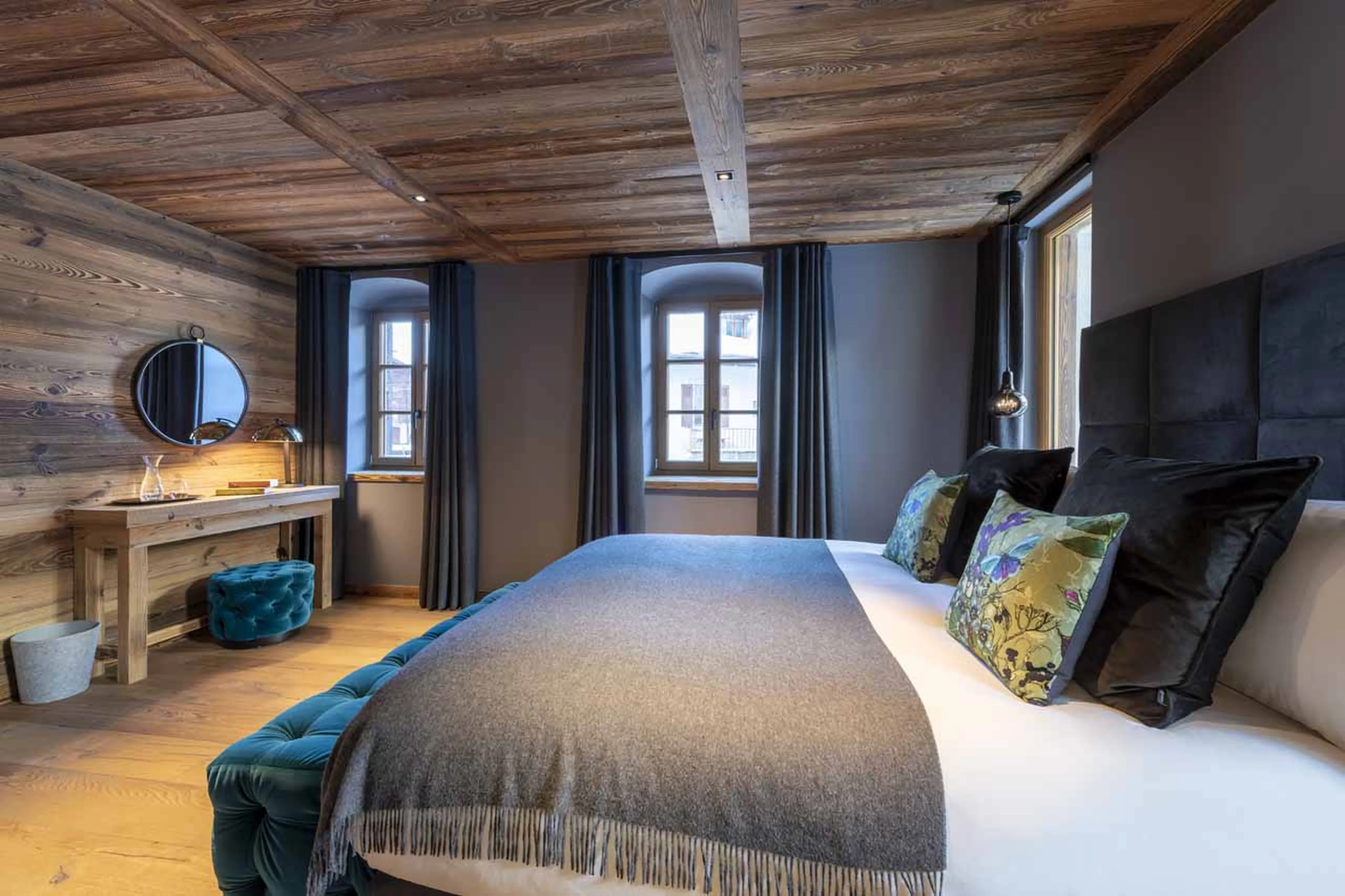 Bedroom three at Grande Maison in Morzine