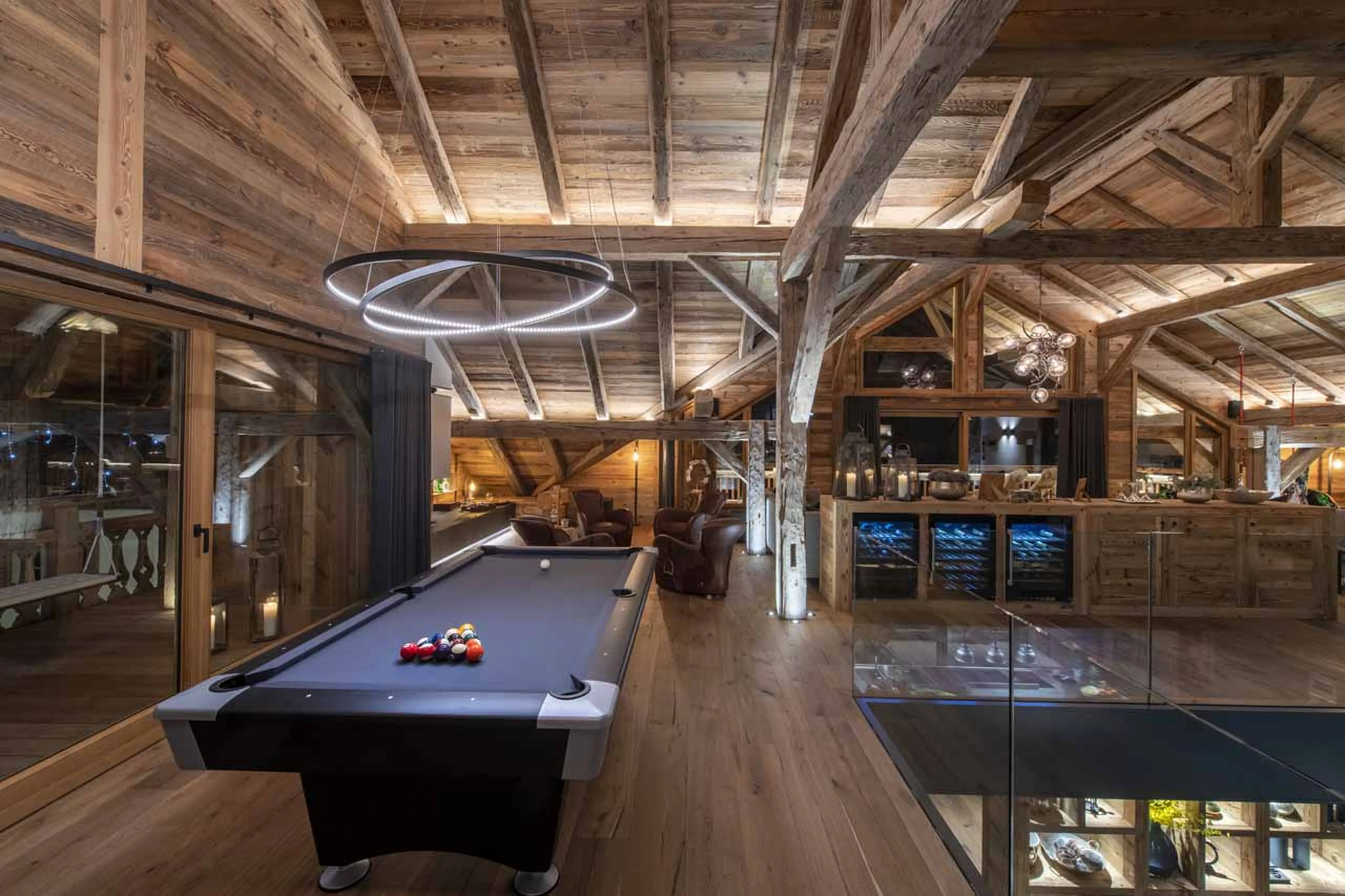 Bar area at Grande Maison in Morzine