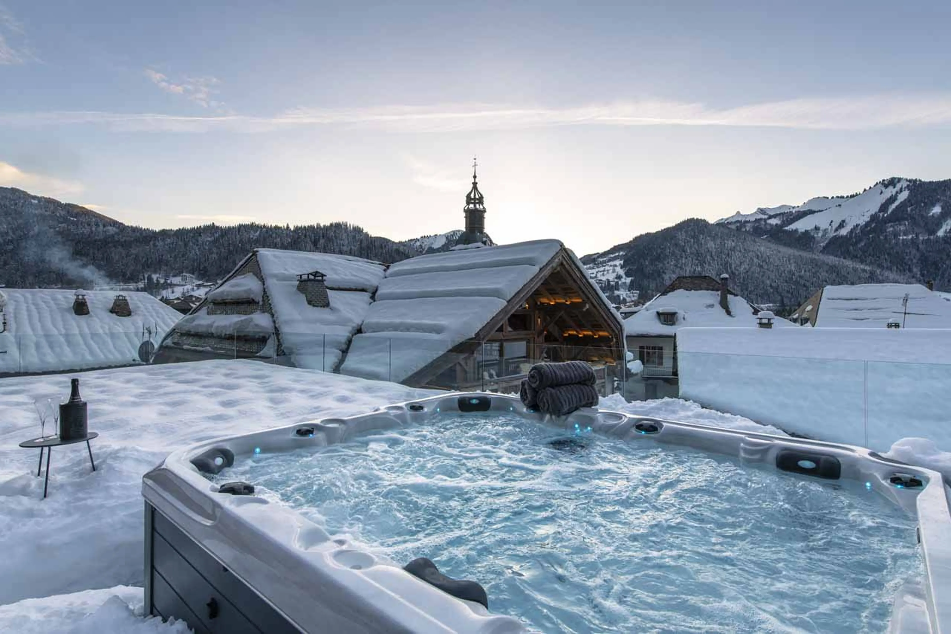 Jacuzzi at Grande Maison in Morzine