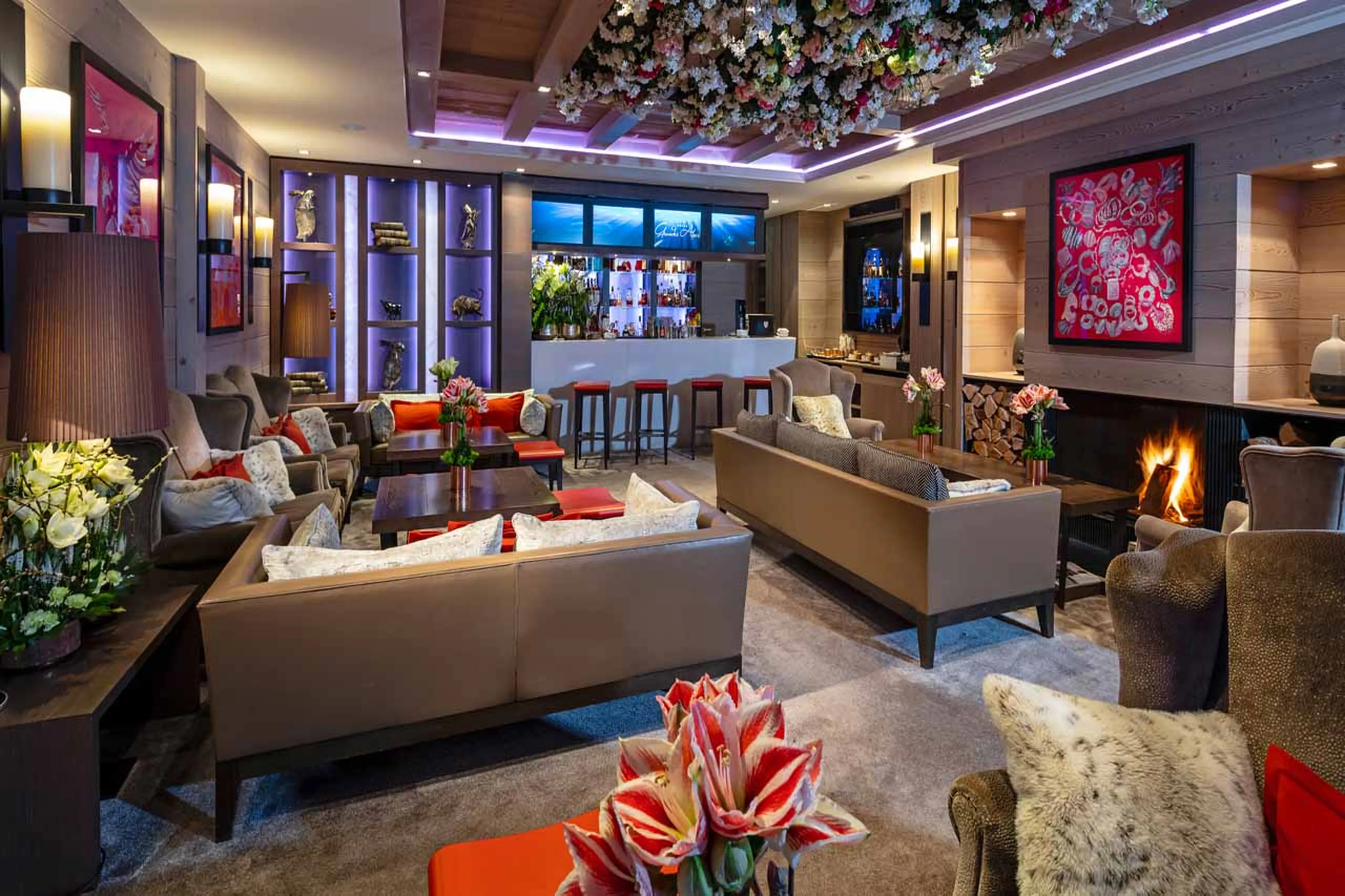 Bellini bar at Apartment Amethyst in Courchevel 1850