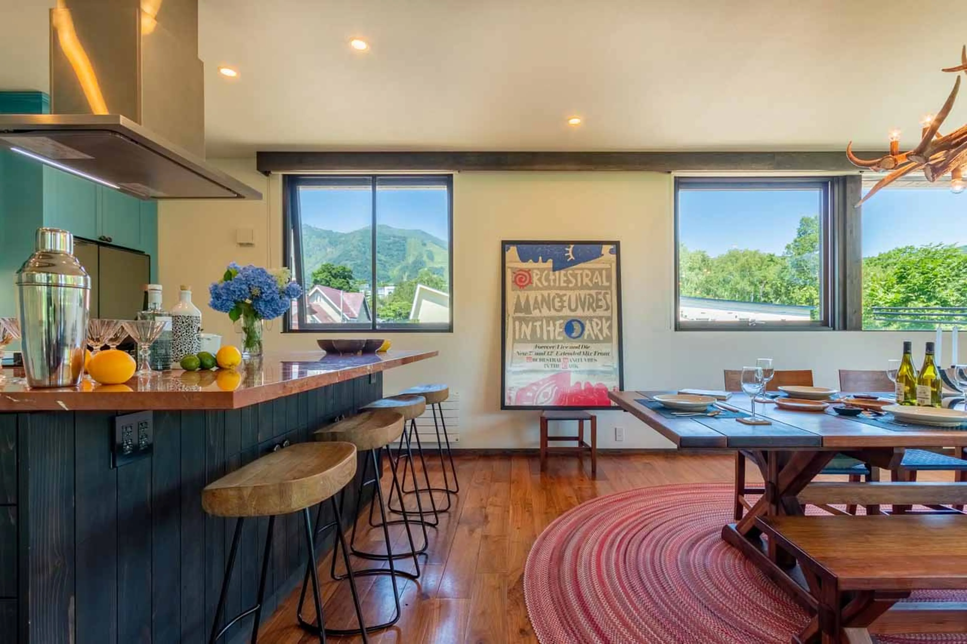 Kitchen at Gustav's Hideaway in Niseko