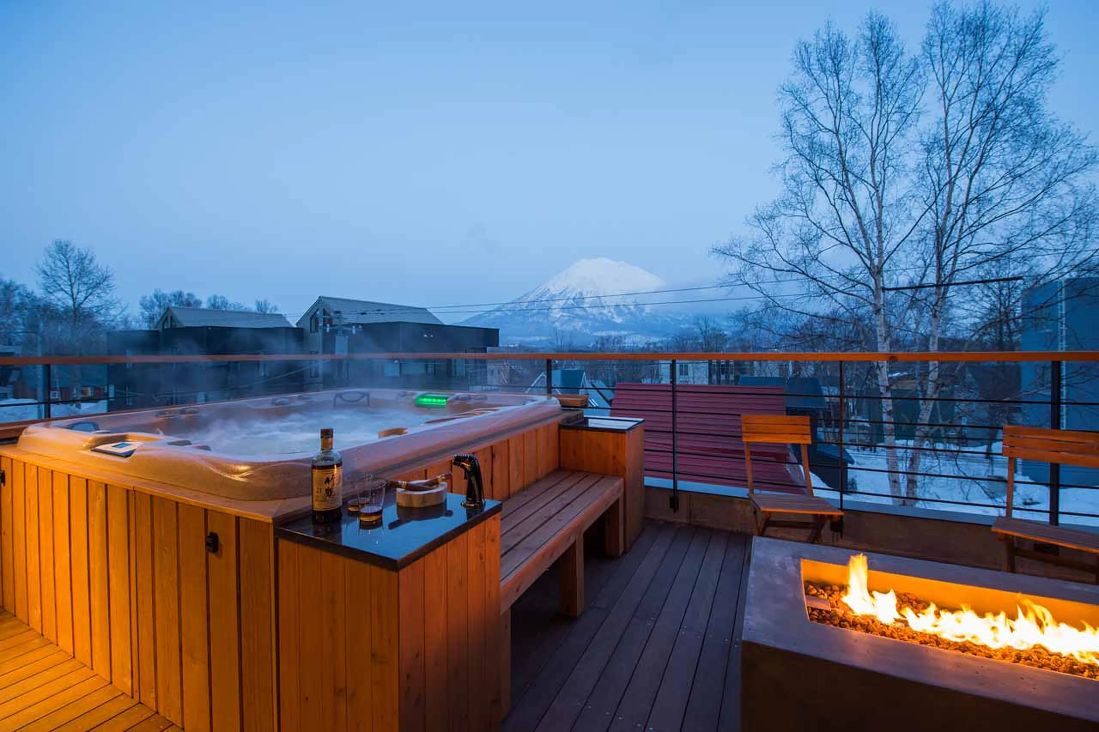 Views of Mount Yotei at Hakuchozan in Niseko