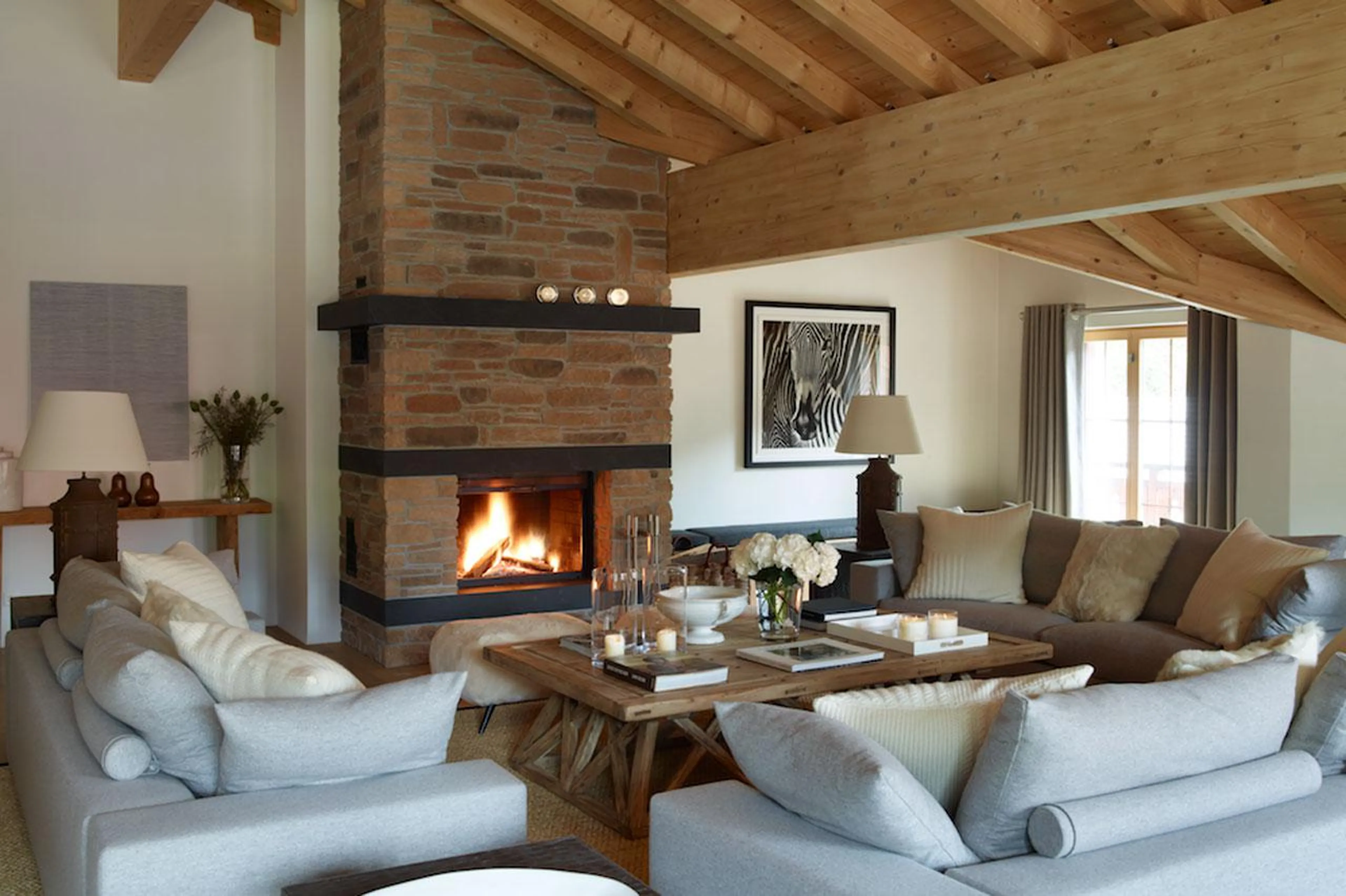 Main living room at Haus Alpina I in Klosters