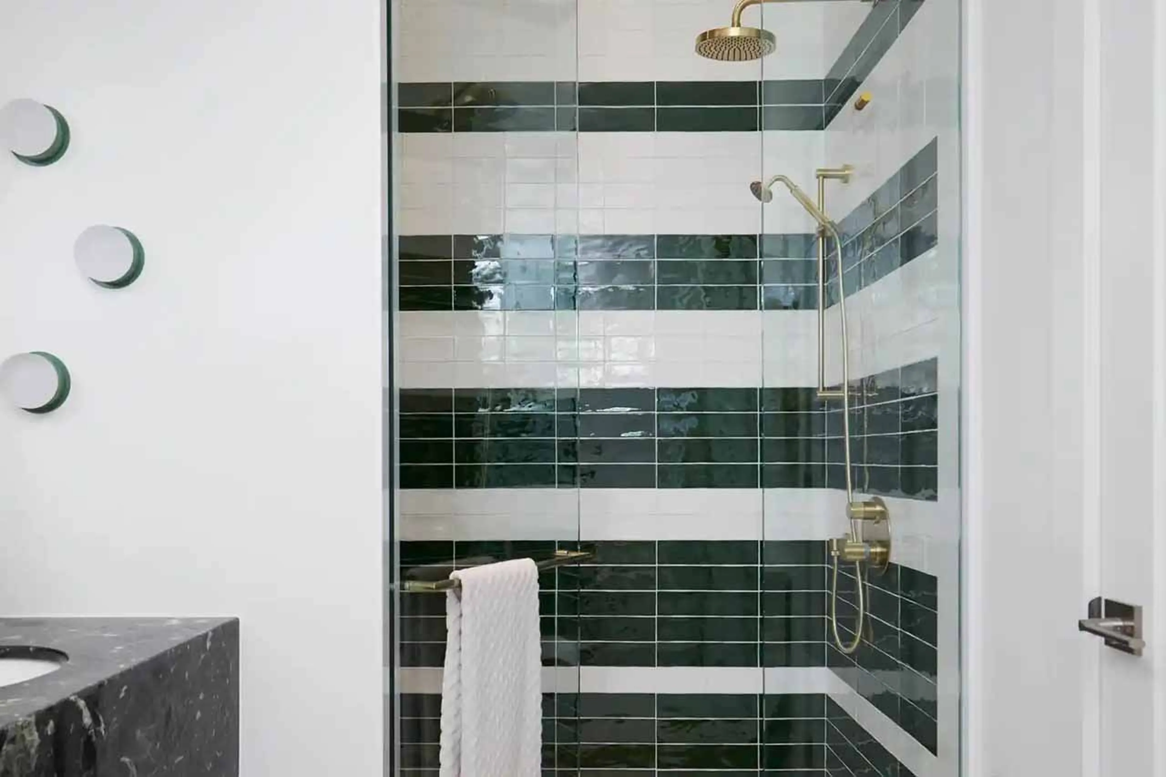 Bedroom 3 en-suite shower at Haus Heidi in Whistler