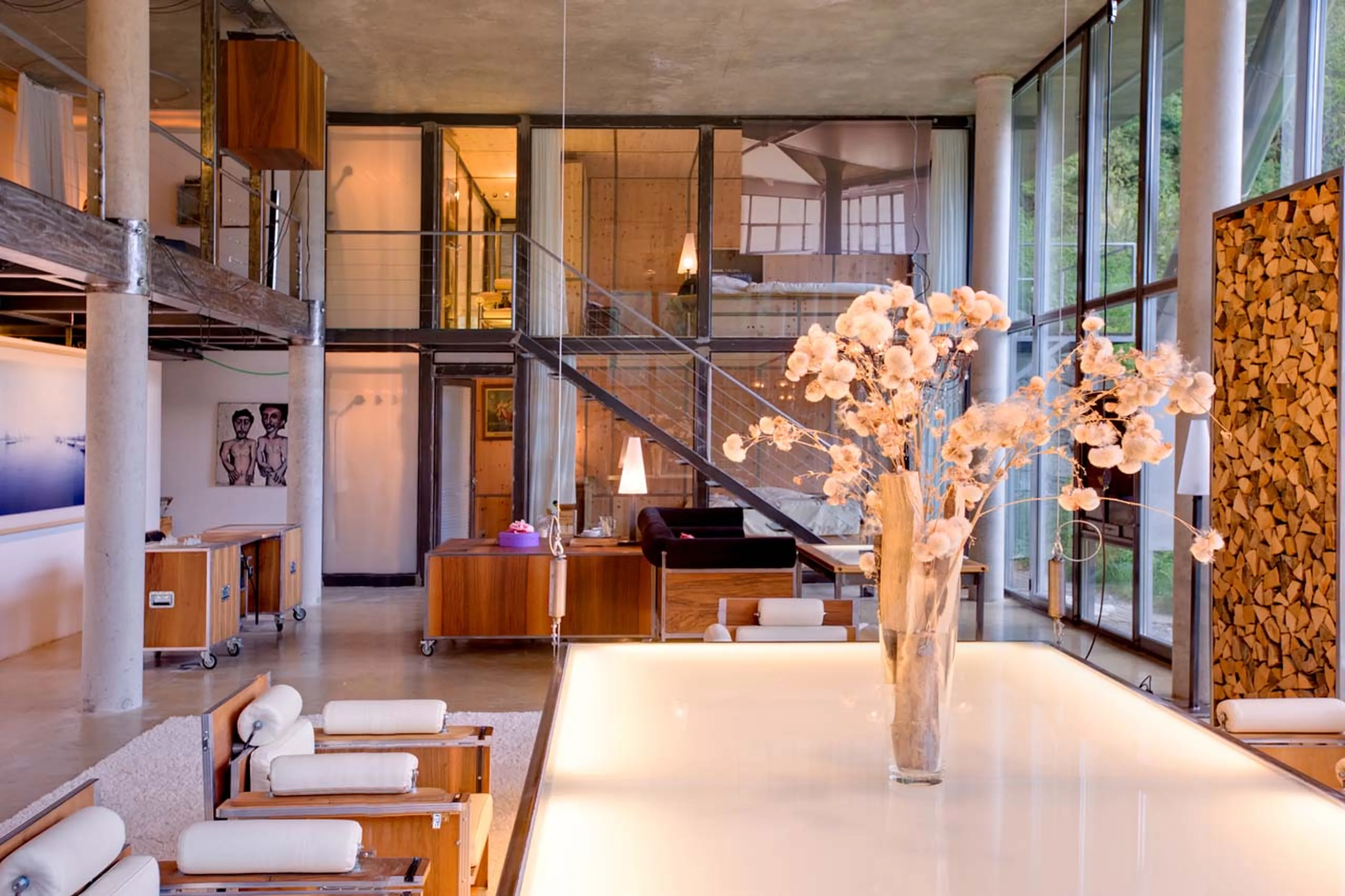 Furniture at Heinz Julen Loft in Zermatt