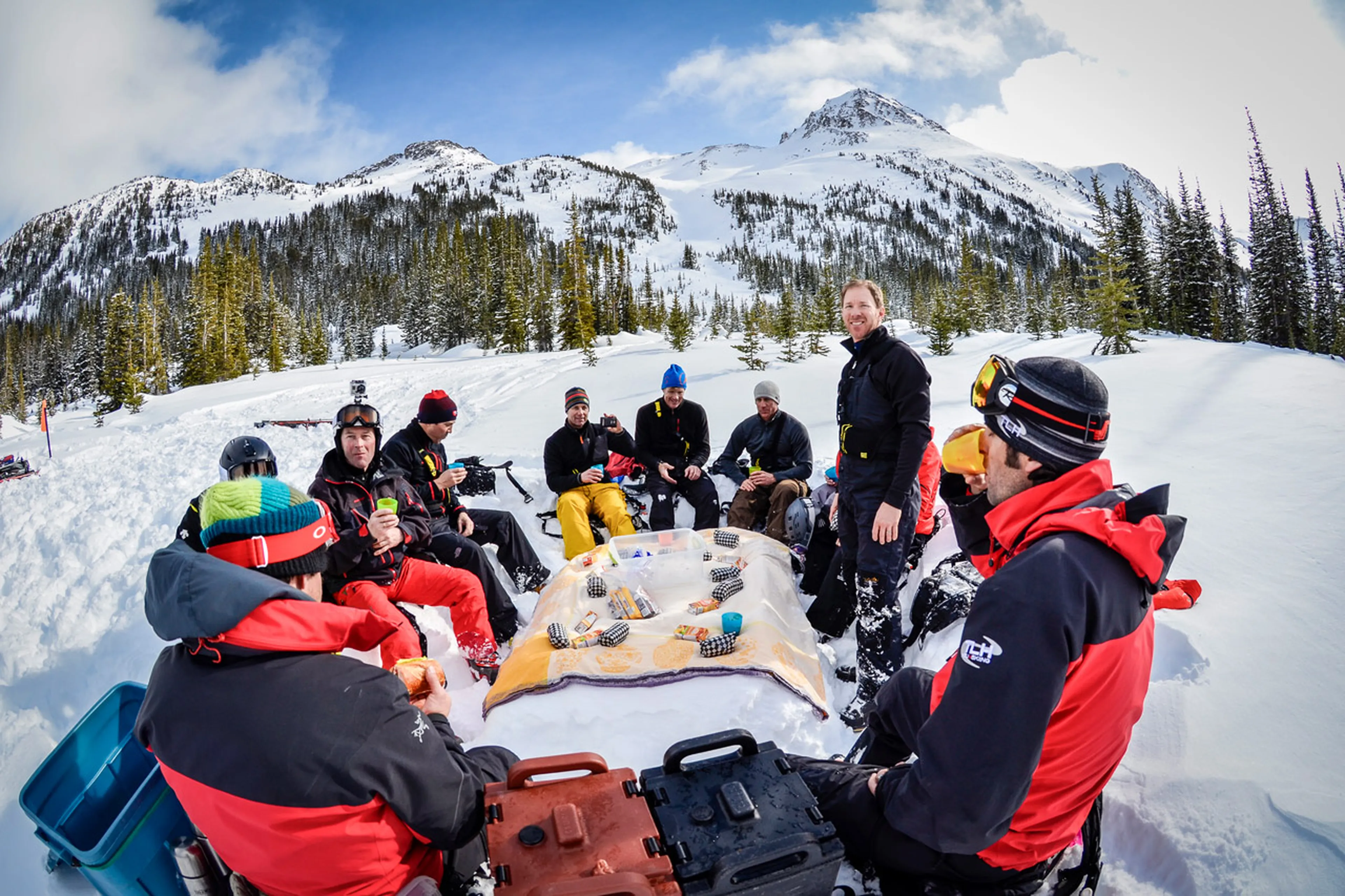 Lunch top at Spirit Bear Lodge in South Chilcotin, British Columbia