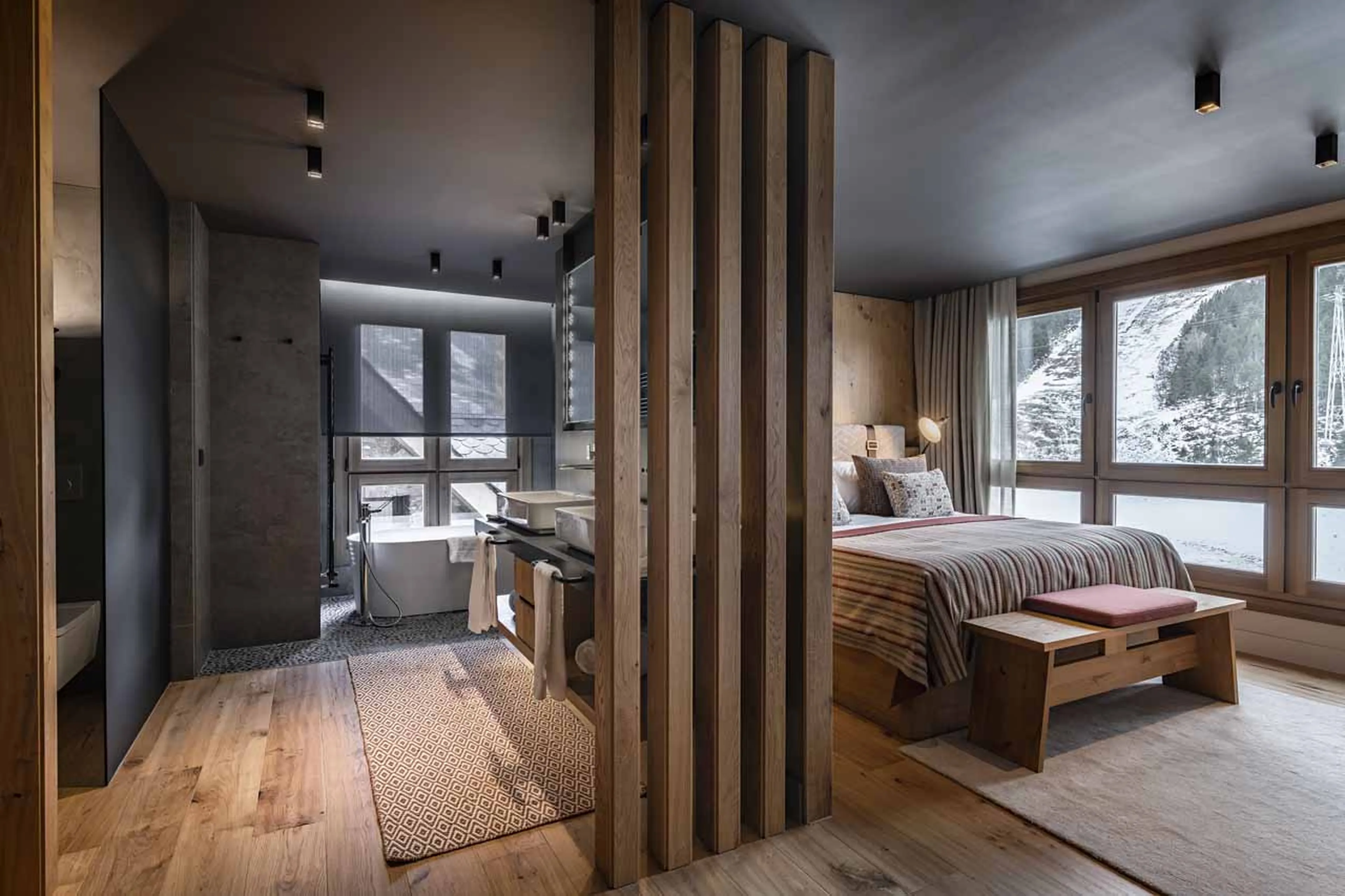 Bedroom two at Hermitage Mountain Residence 180 in Soldeu