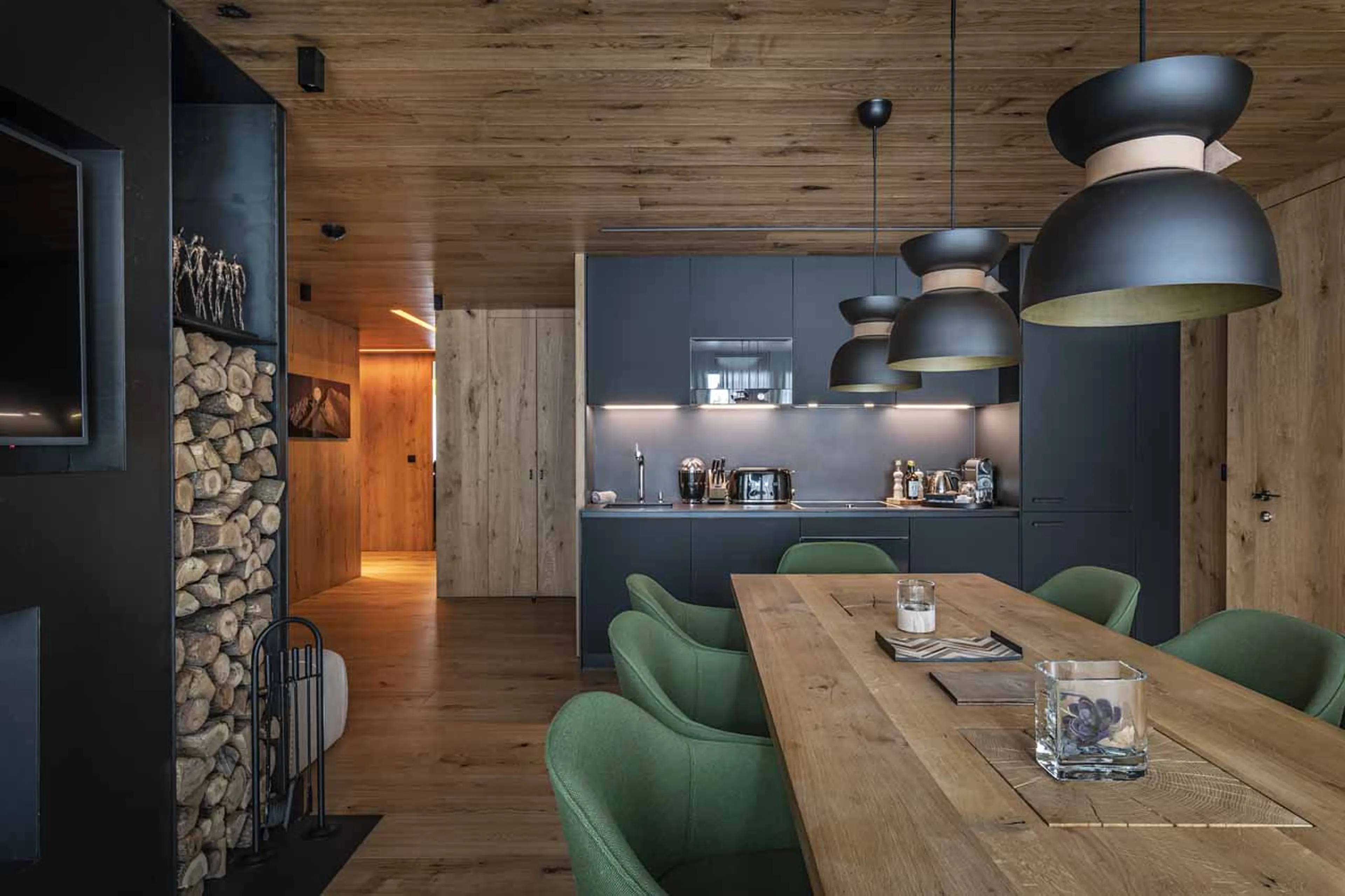 Dining area at Hermitage Mountain Residence 180 in Soldeu