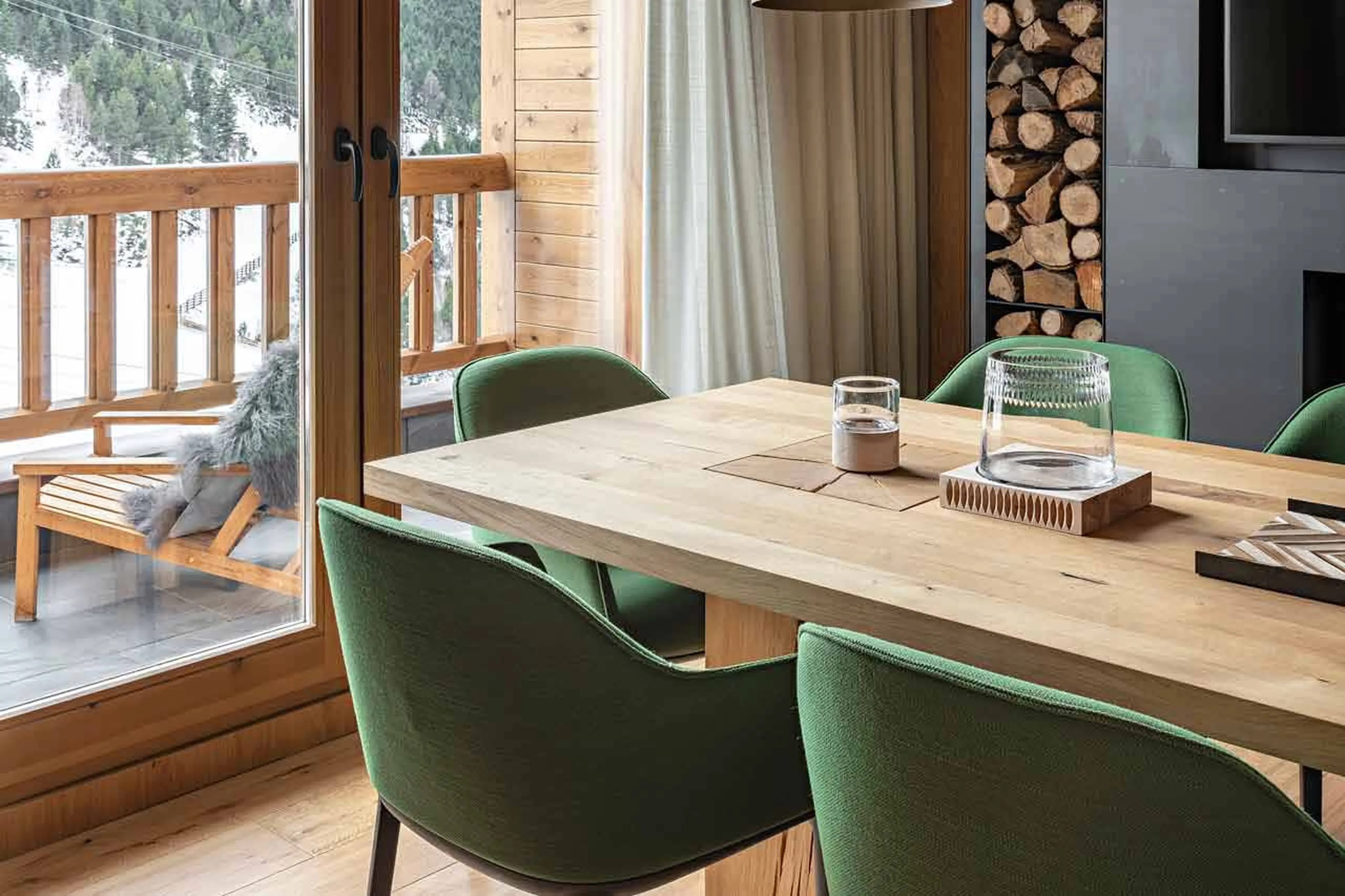 Terrace access at  Hermitage Mountain Residence 250 in Soleu