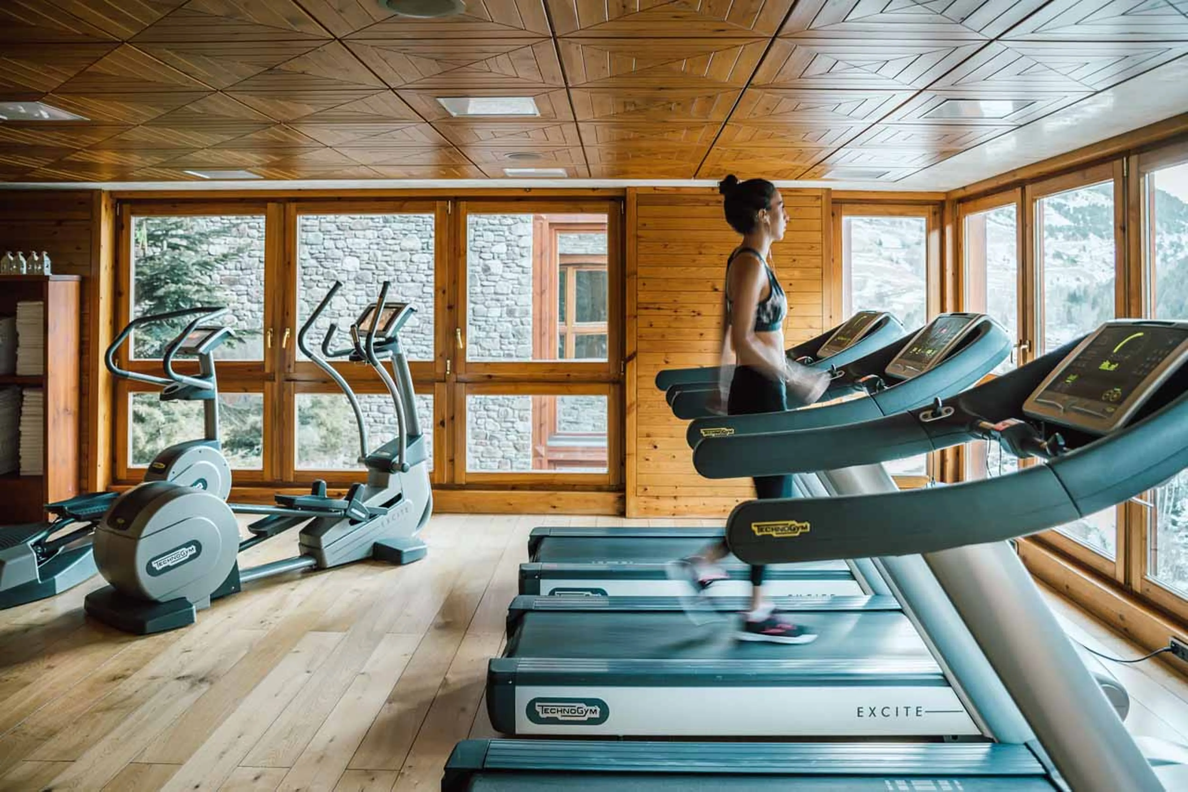 Gym at Hermitage Mountain Residences in Soldeu