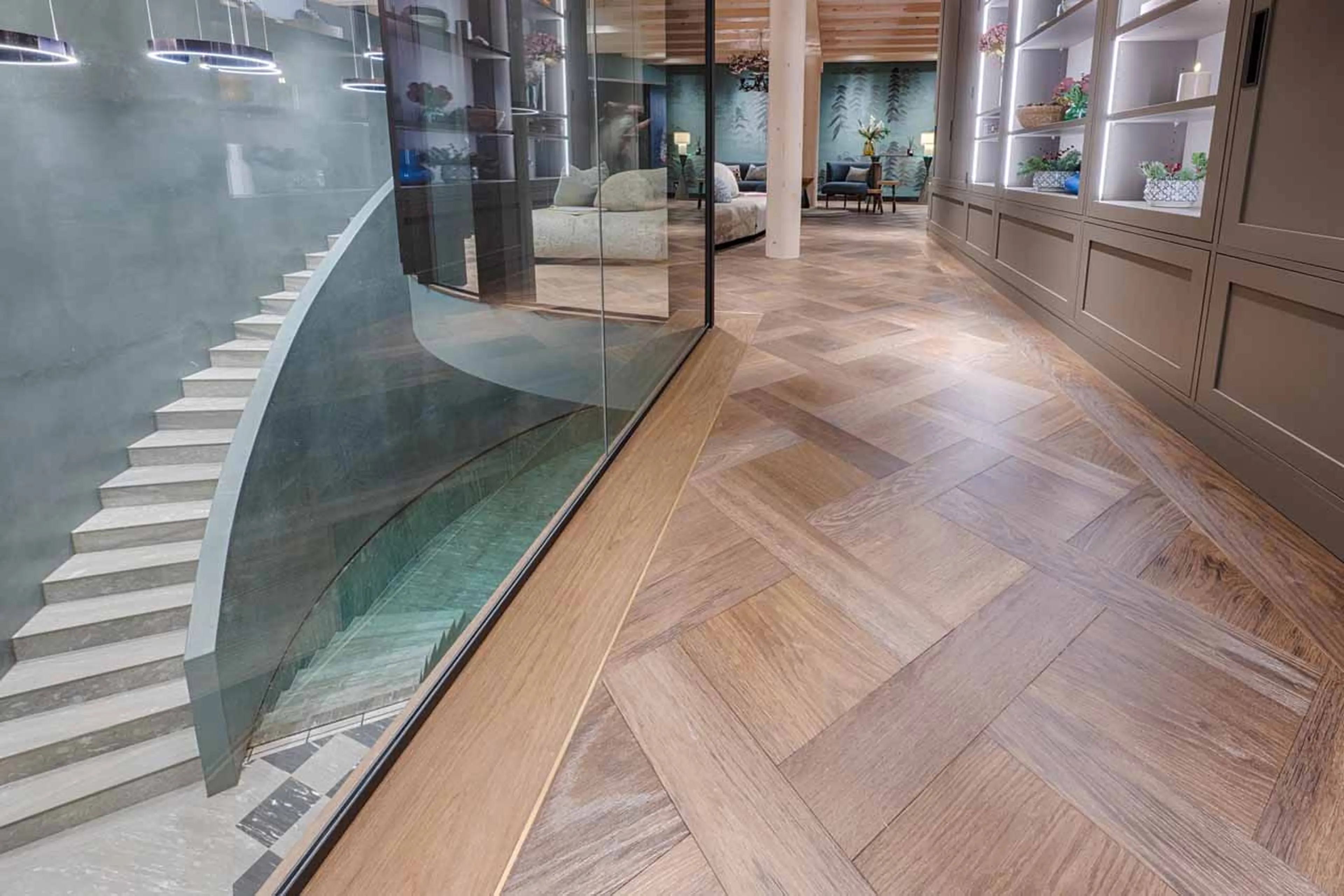 Shared spa entrance at Horu Lodge in Zermatt