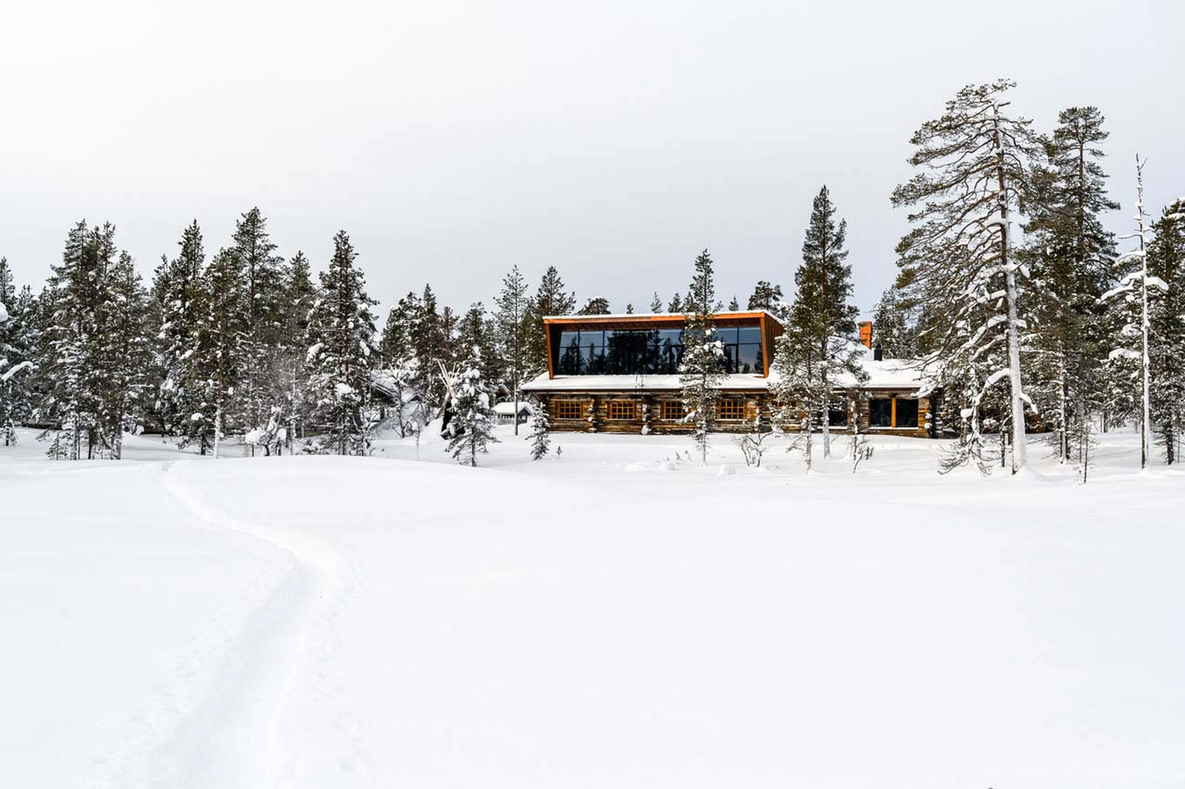 View of Javri Lodge in Finland