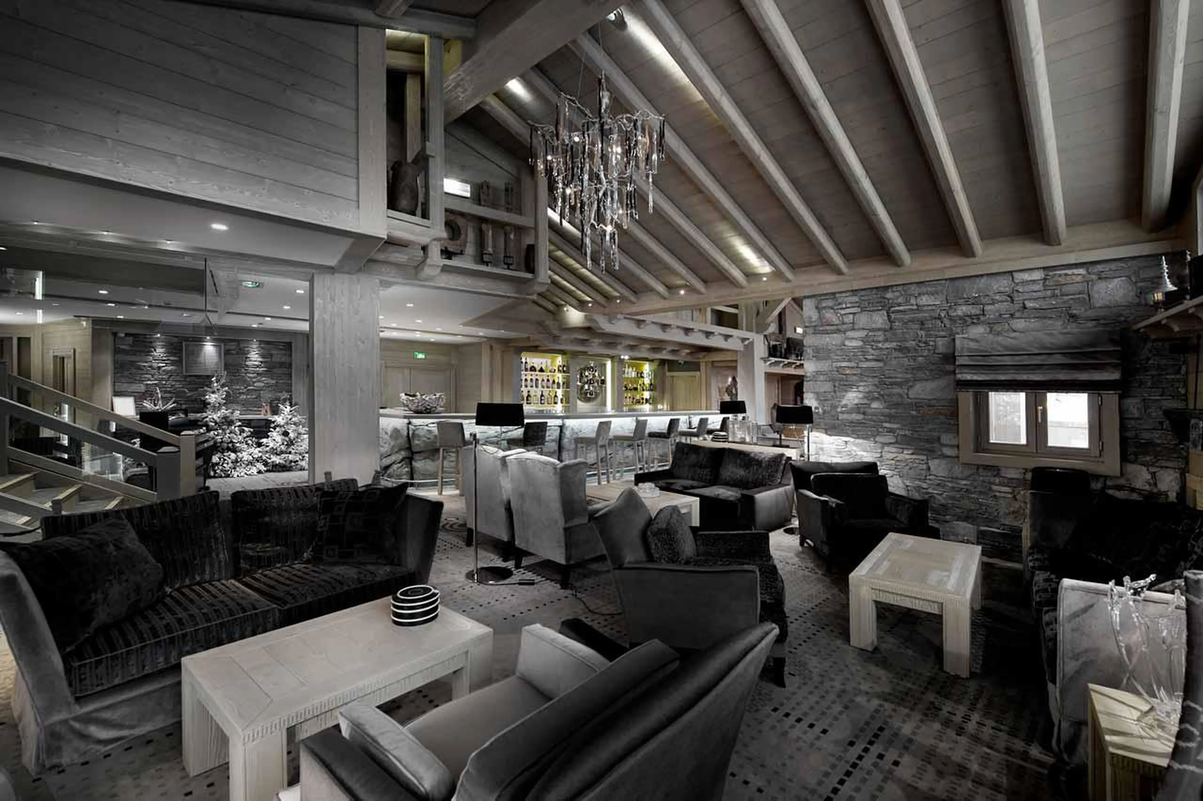 Le 8611 Bar at K2 Palace in Courchevel 1850