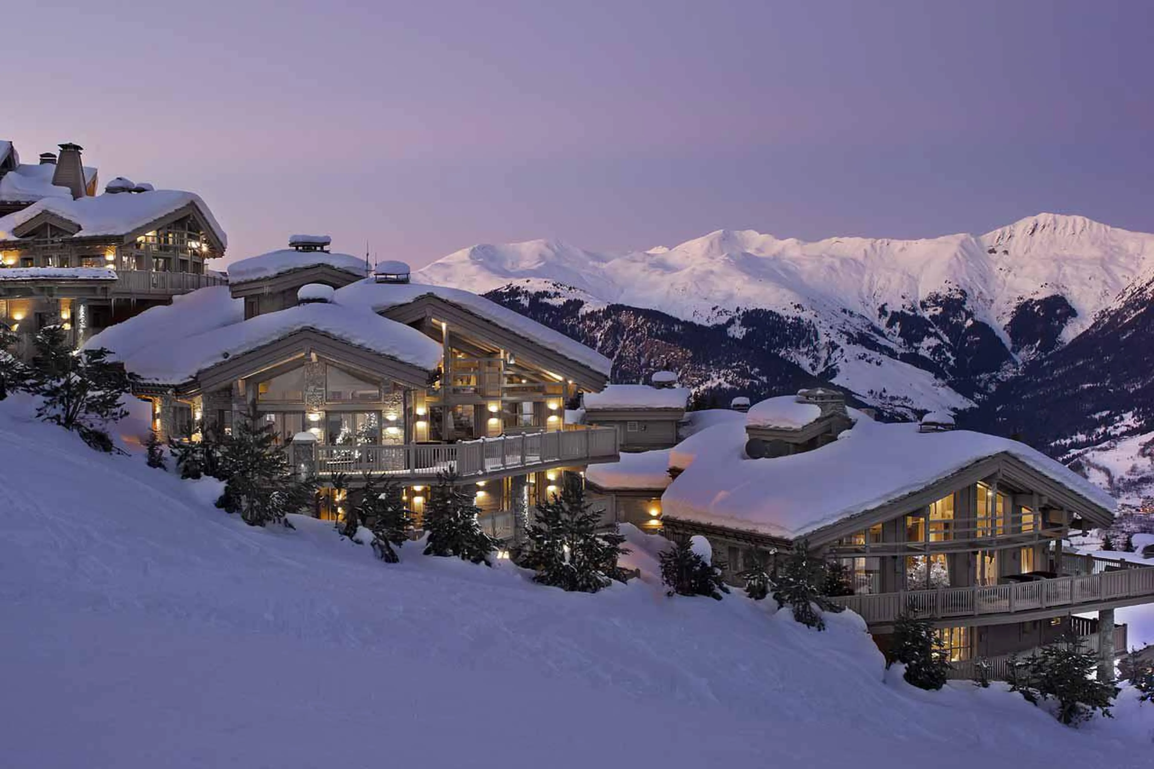 View of K2 Palace at Chalet Muztagh in Courchevel 1850