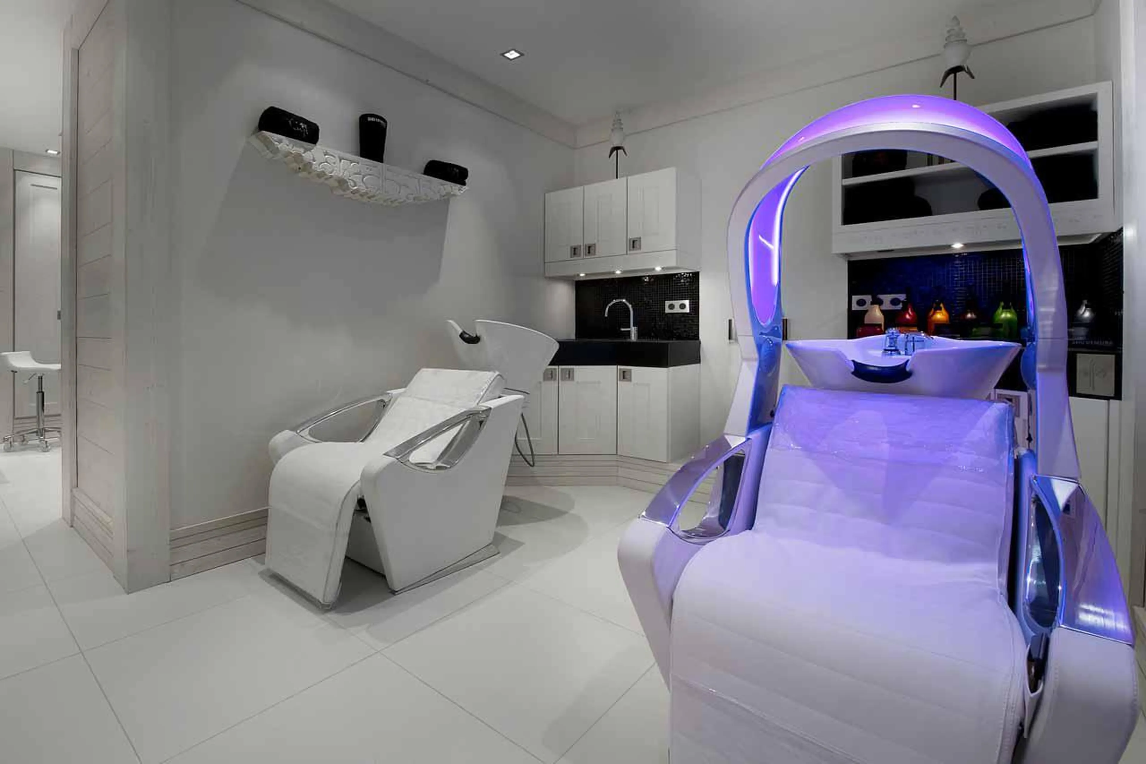 Hair salon in Goji spa at K2 Palace in Courchevel 1850