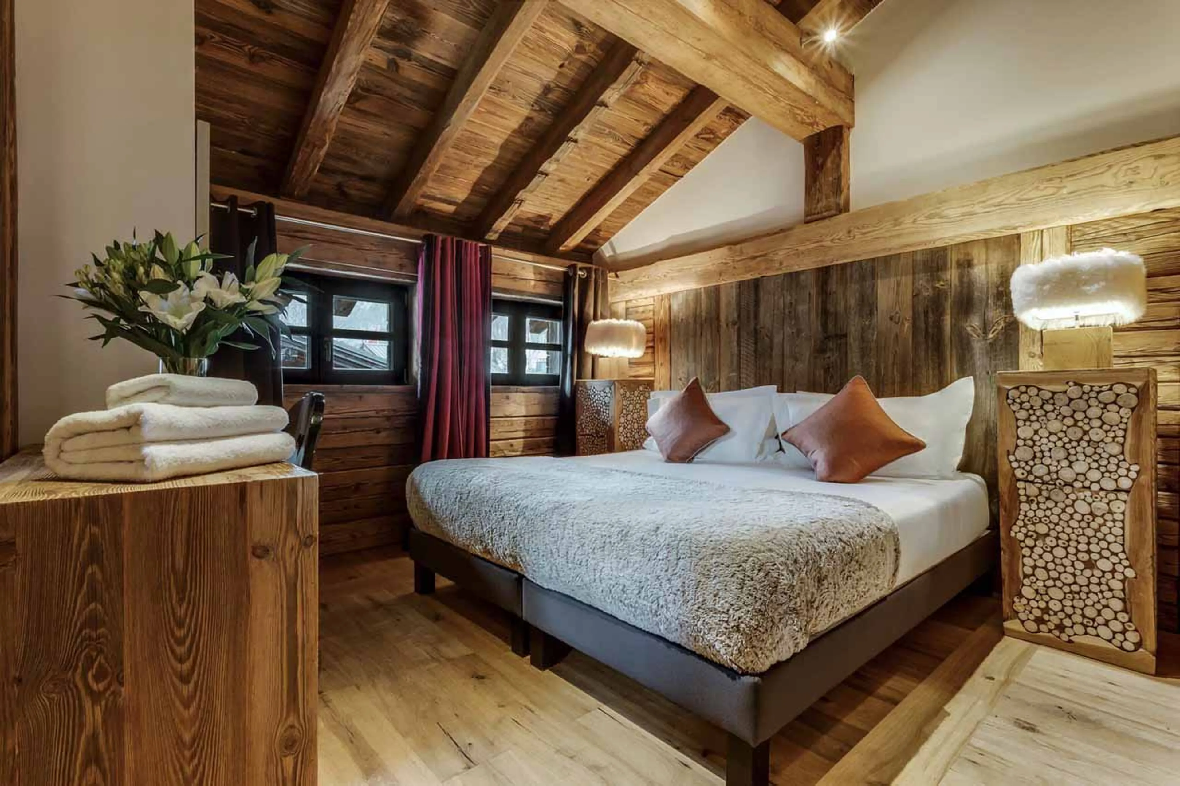 Bedroom three at Kilco Penthouse in Val d'Isere