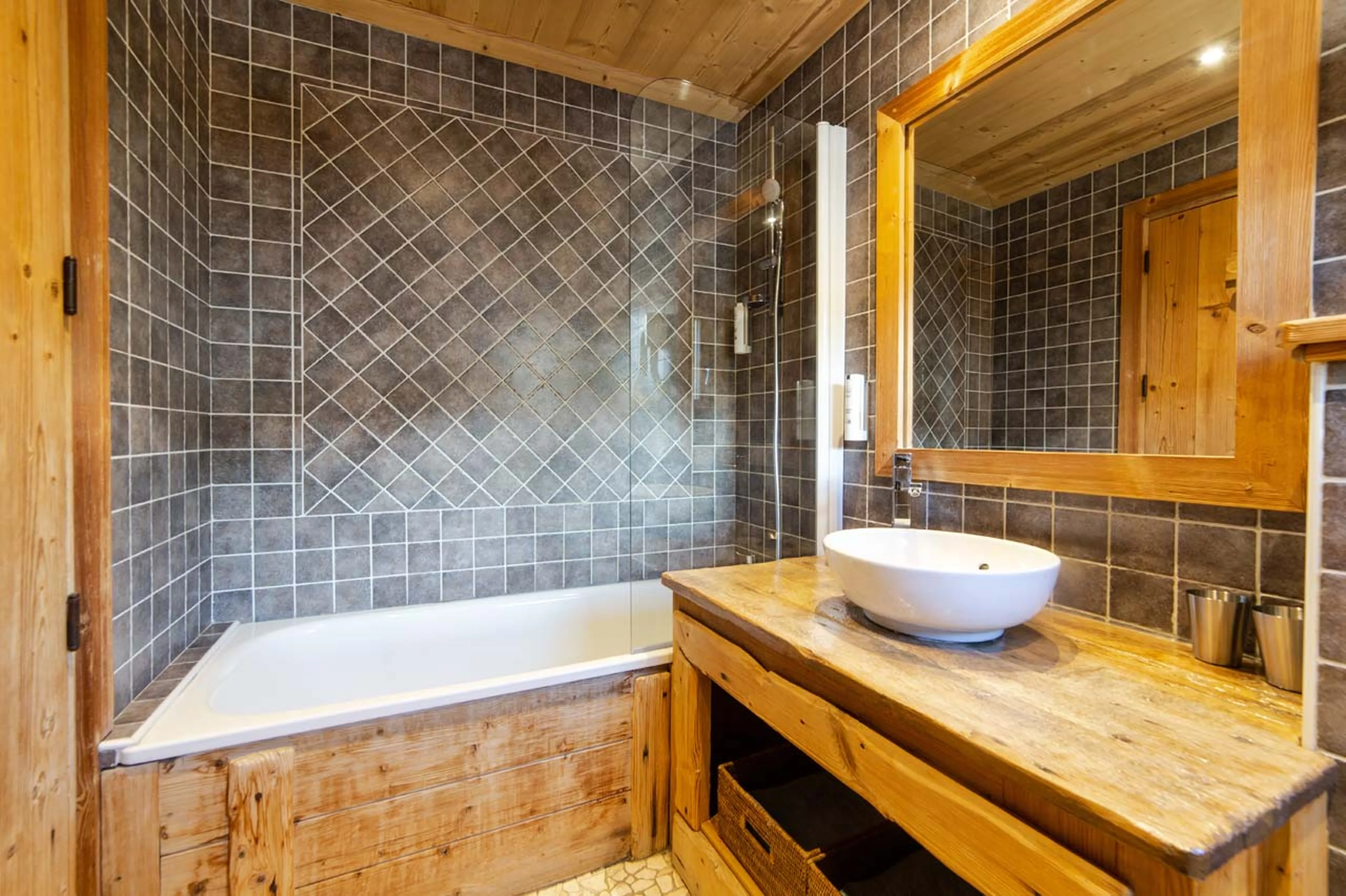 Bathroom five at  La Ferme de Mon Grand Pere in Meribel