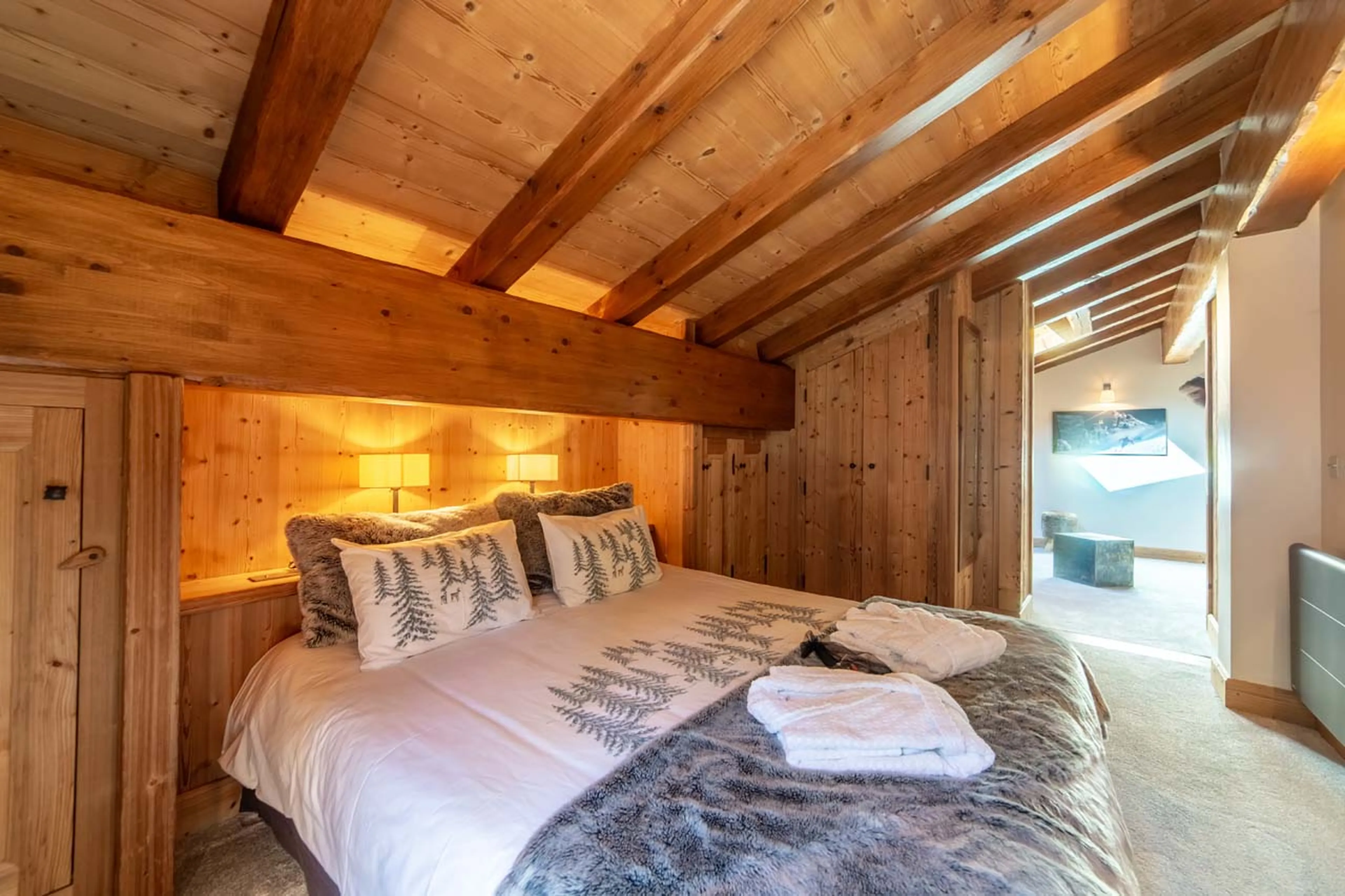 Bedroom seven at La Ferme de Mon Grand Pere in Meribel