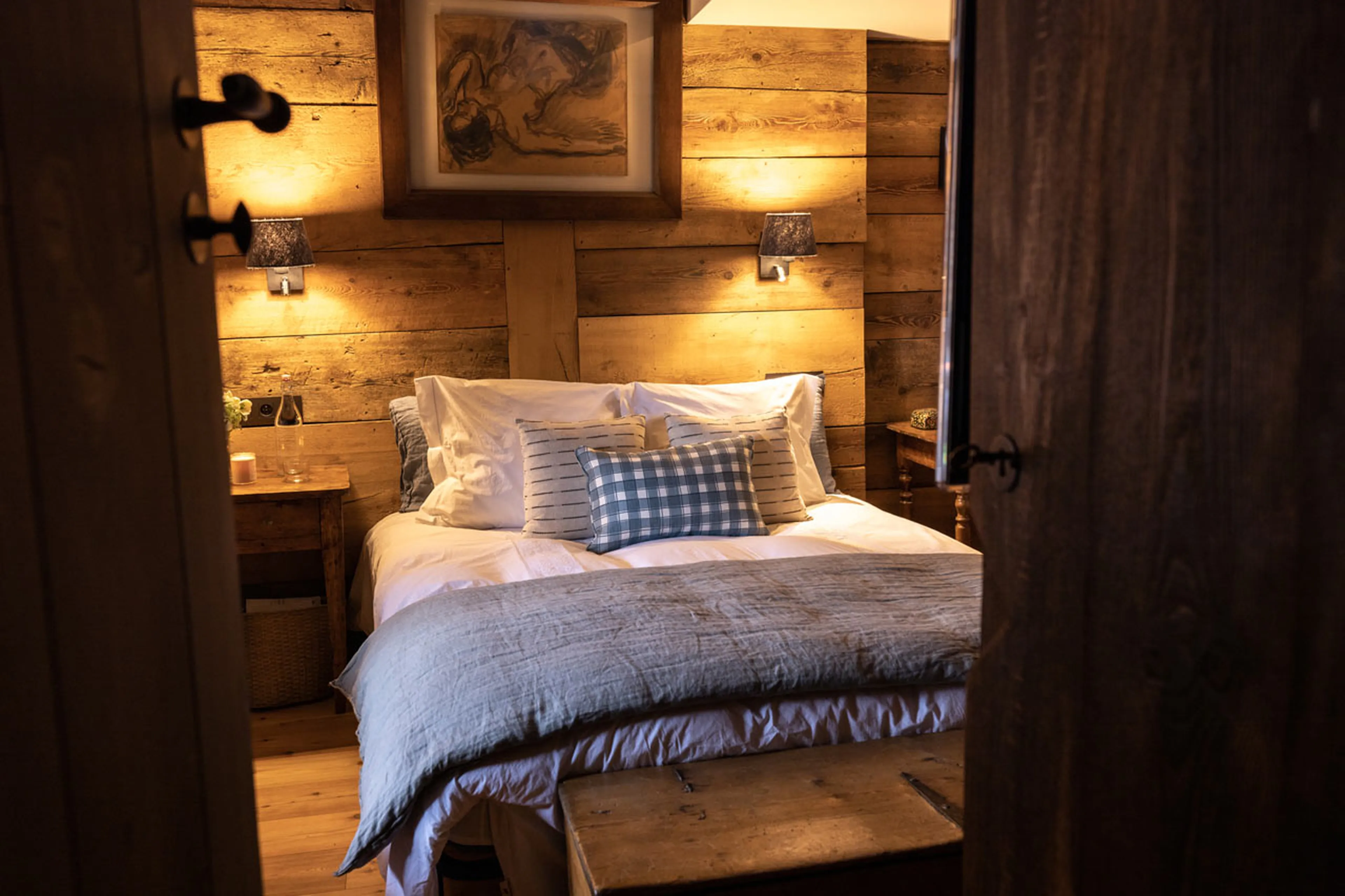 Master bedroom in La Ferme des Frasserands, Chamonix