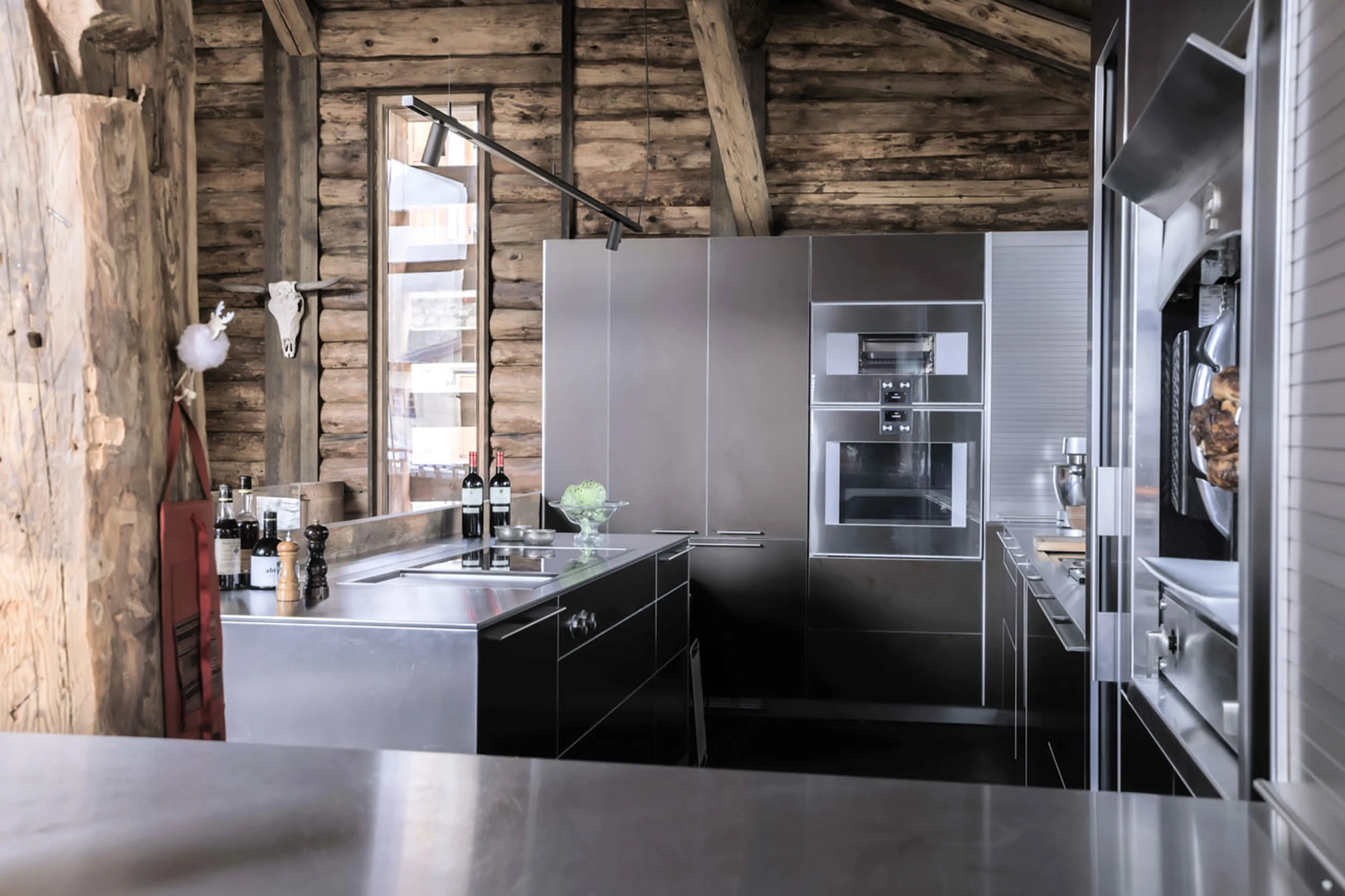 Kitchen in La Ferme des Frasserands, Chamonix