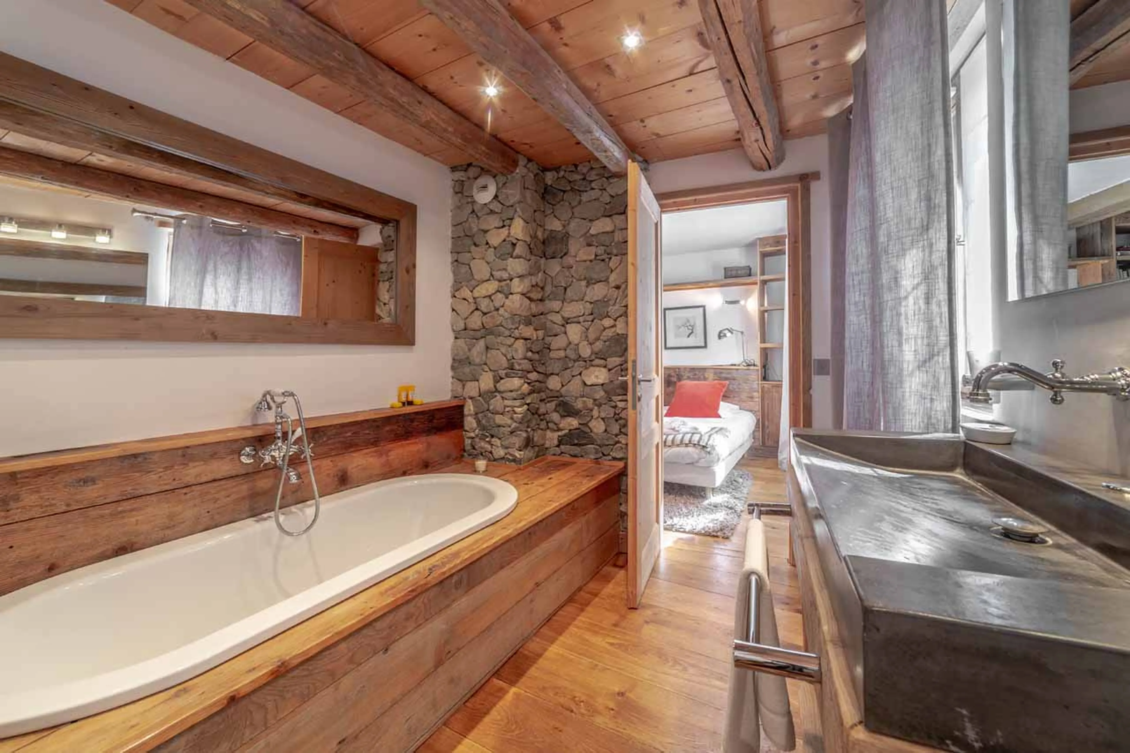 Bathroom at Chalet La Grange de Meribel in Meribel