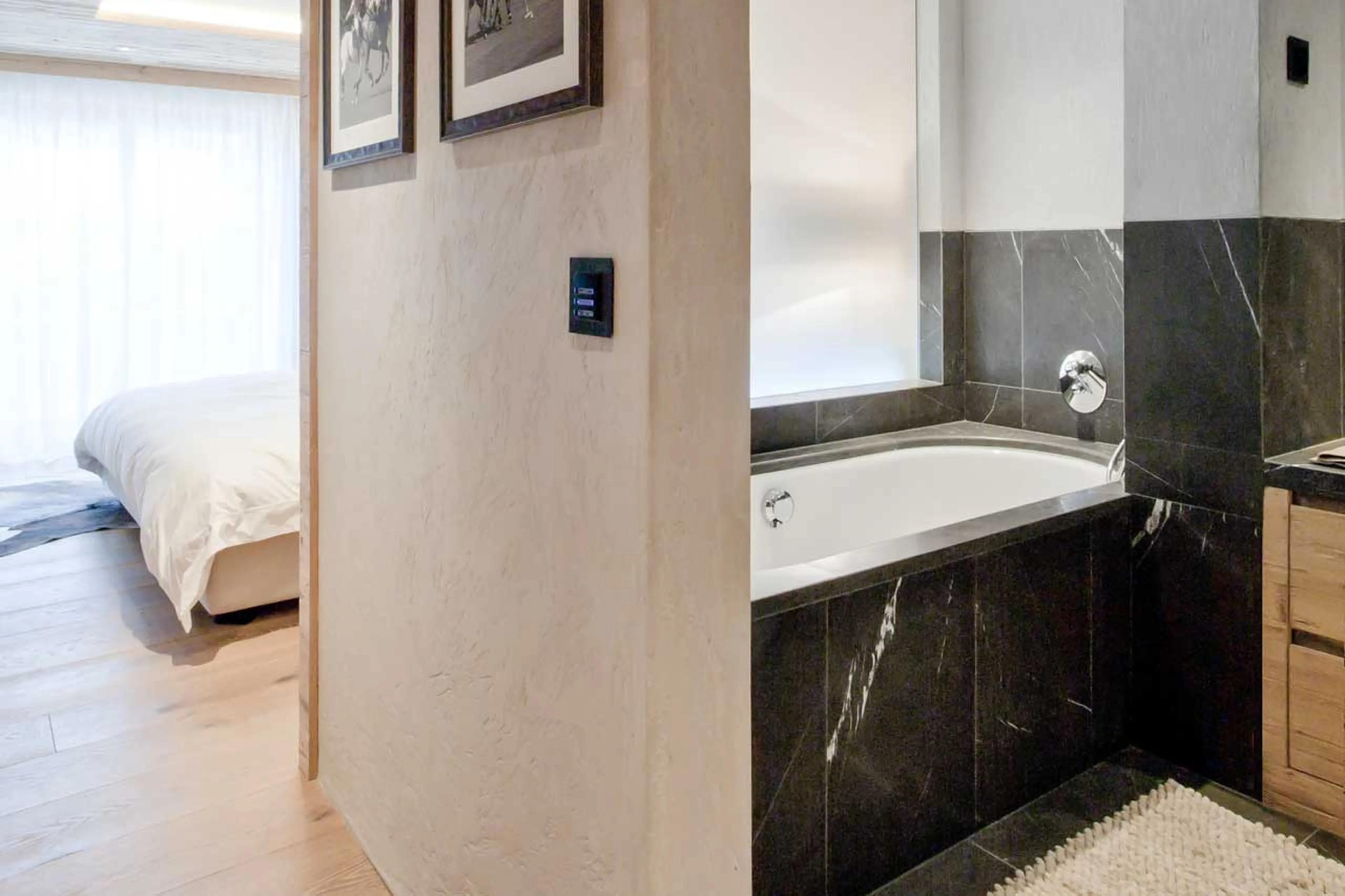 En-suite bathroom at Apartment Le Cerf Rouge in Rougemont