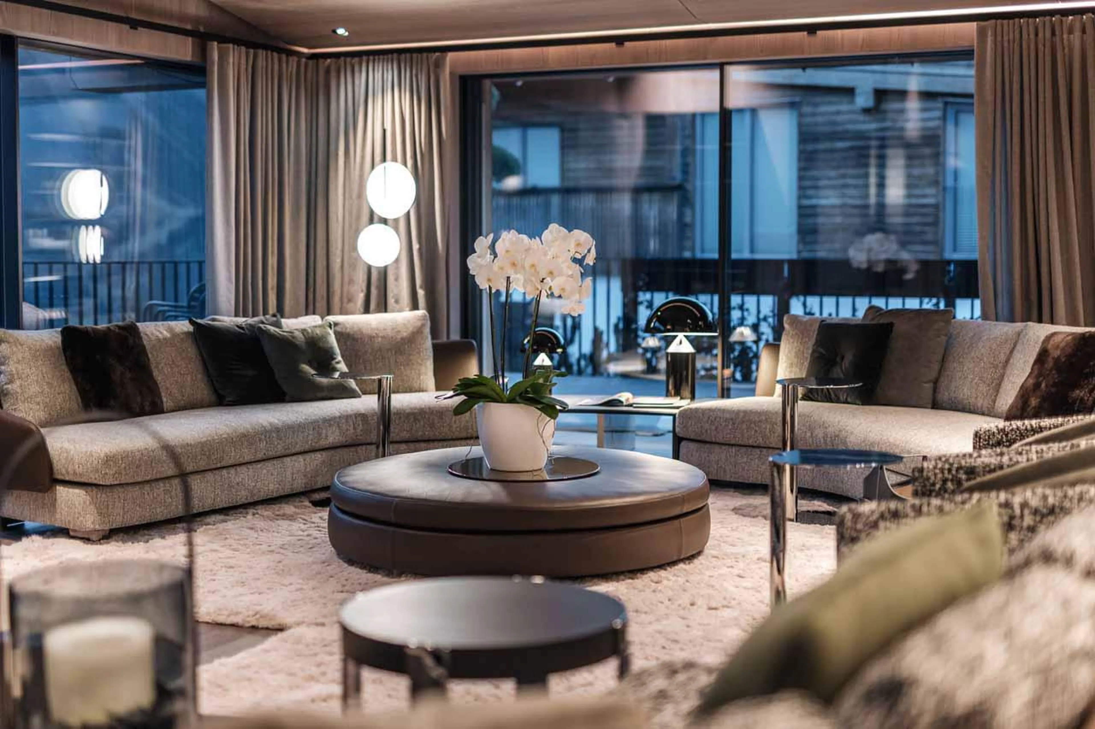 Comfortable seating  in Le Chalet, Lech