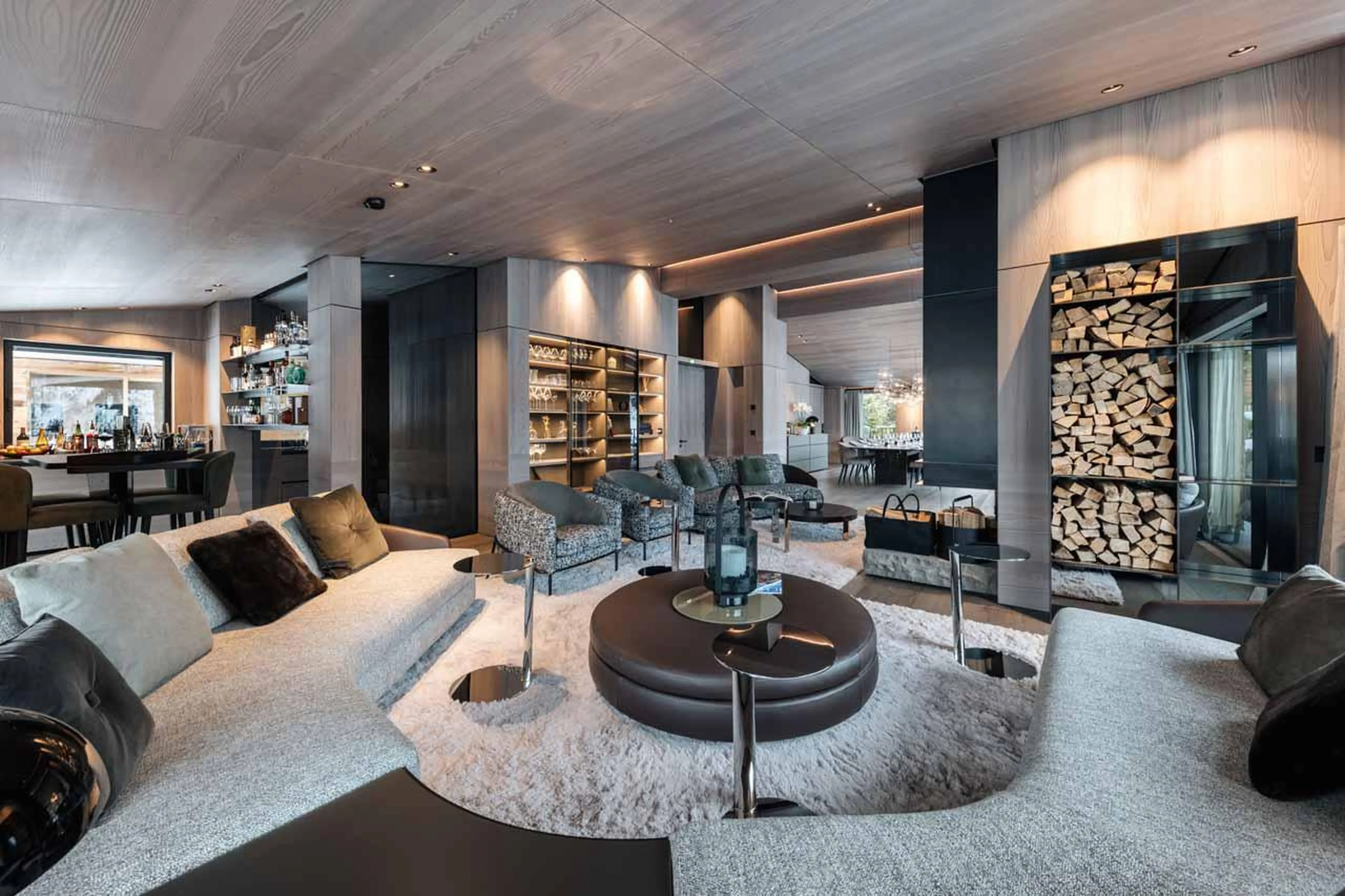 Living room in Le Chalet, Lech