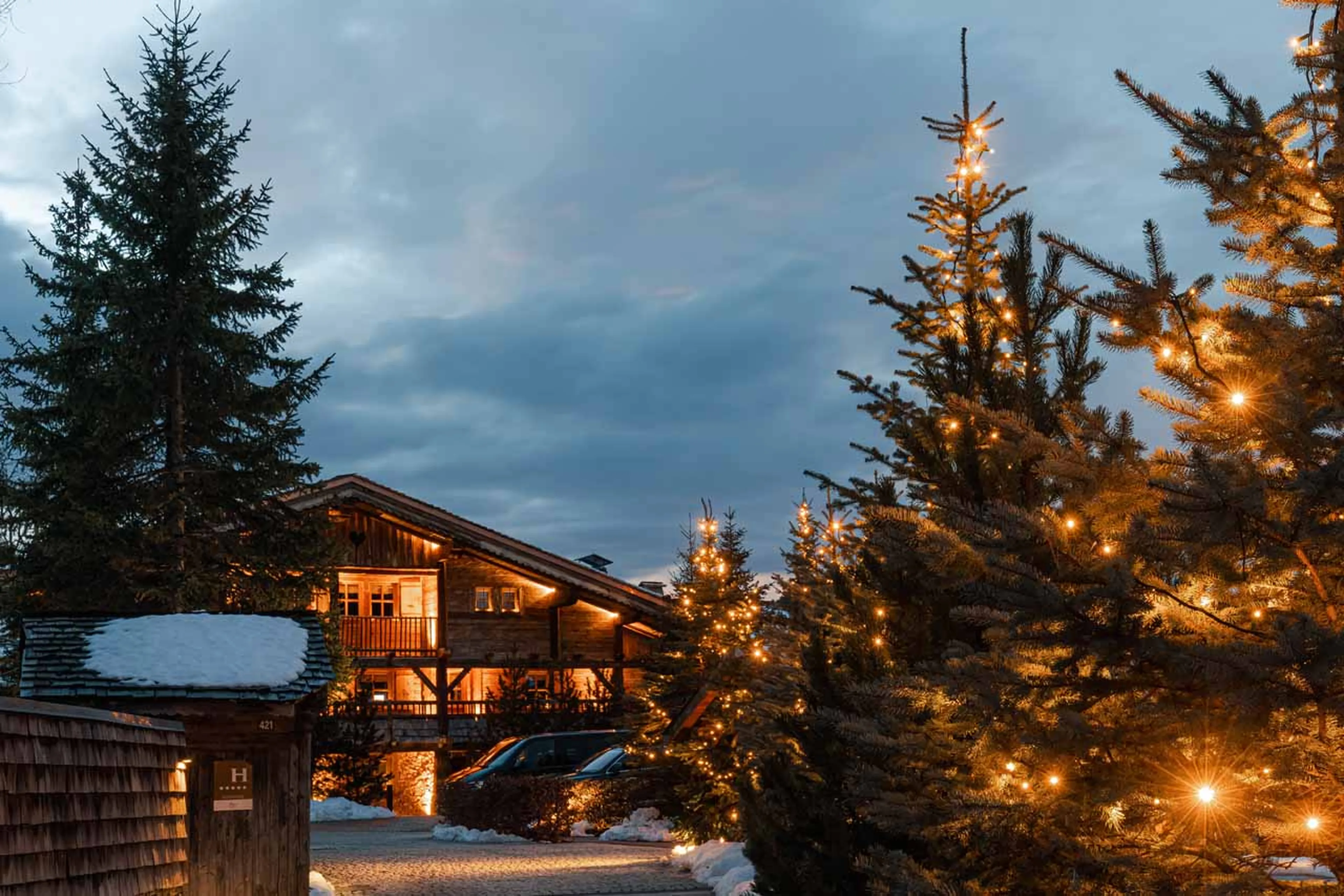 Exterior of Le Chalet Zannier in Megeve