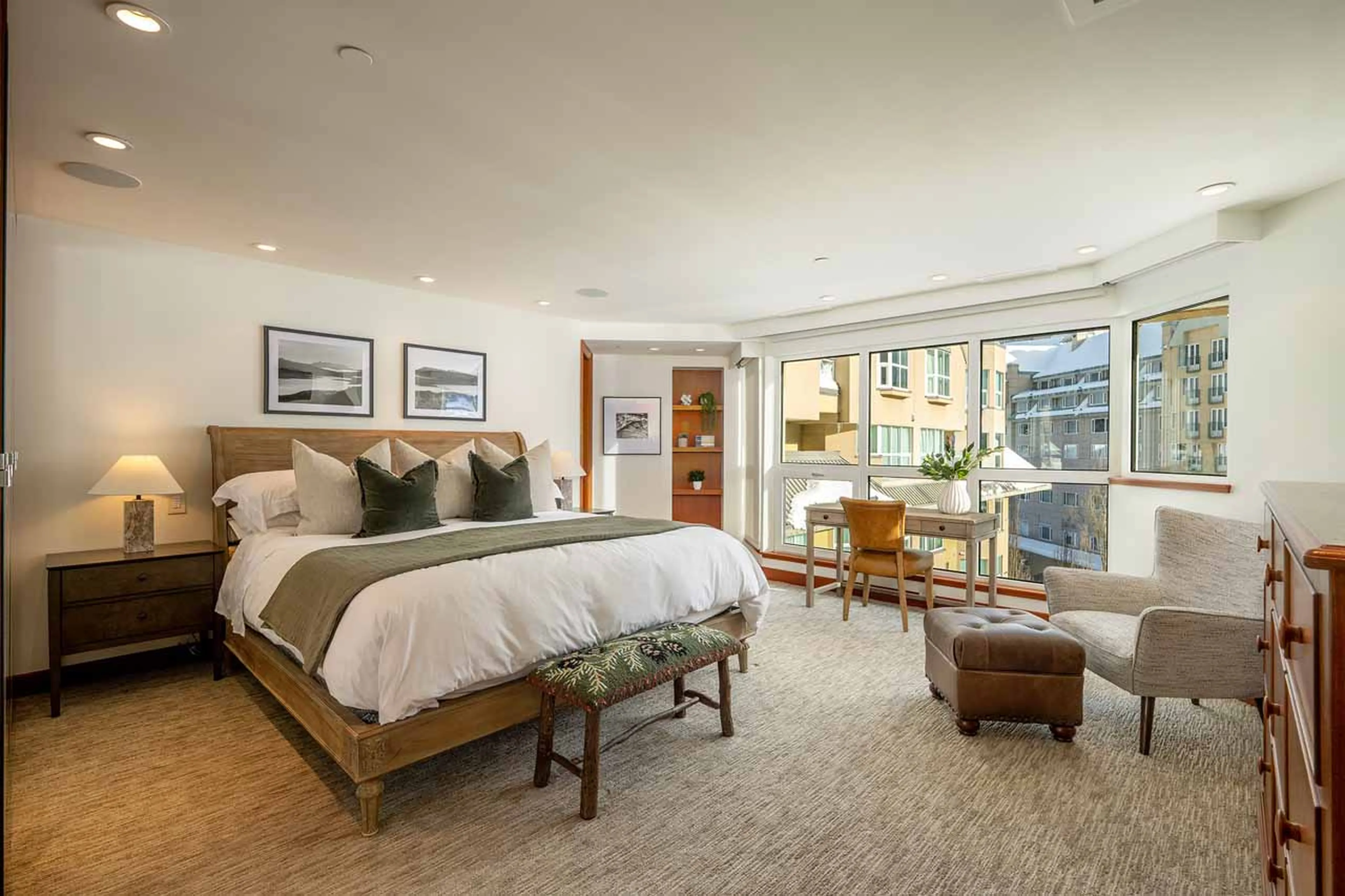 Bedroom 1 at Le Chamois Penthouse in Whistler