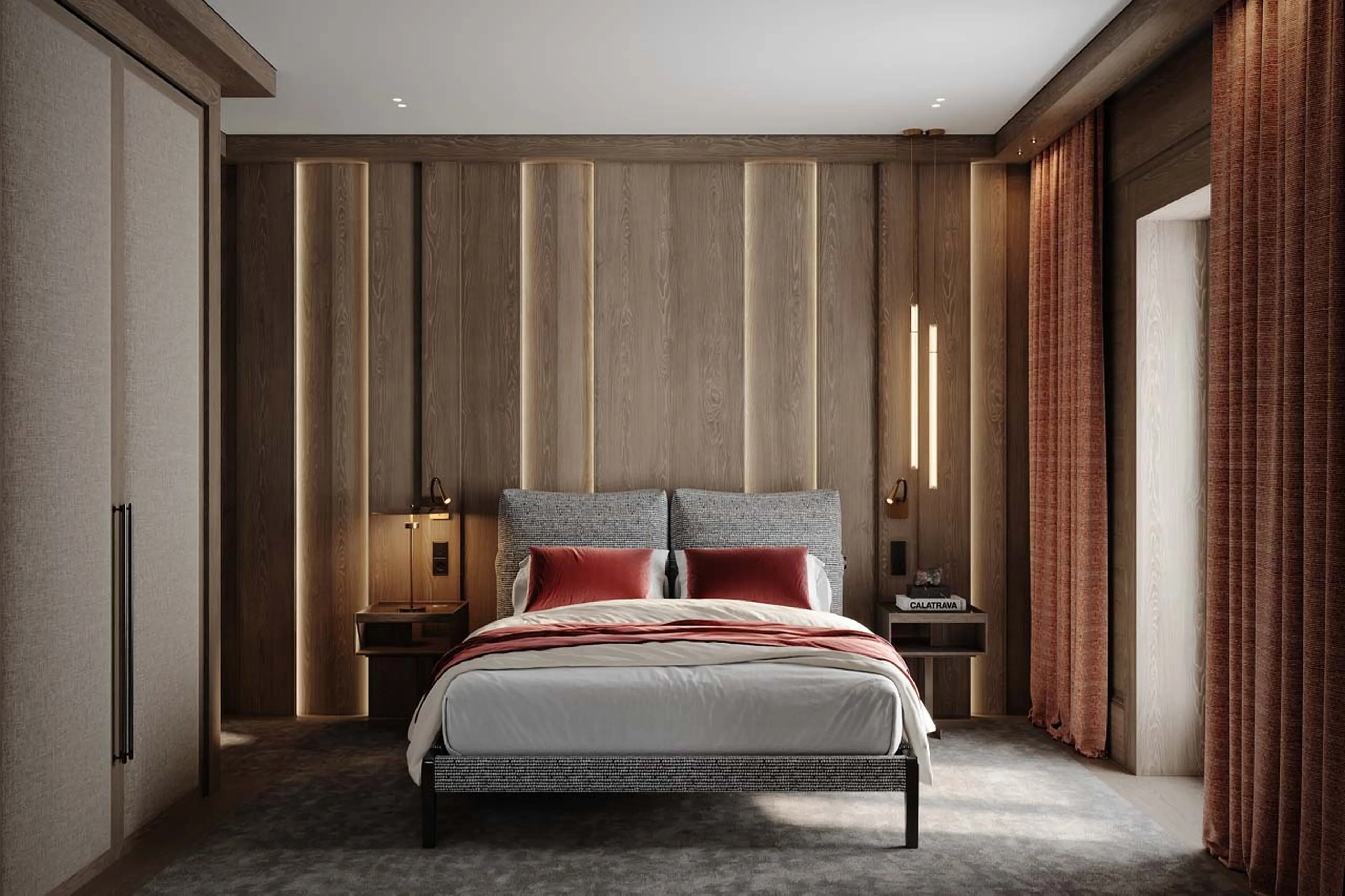 Double bedroom in Le Cinq, Val d'Isere