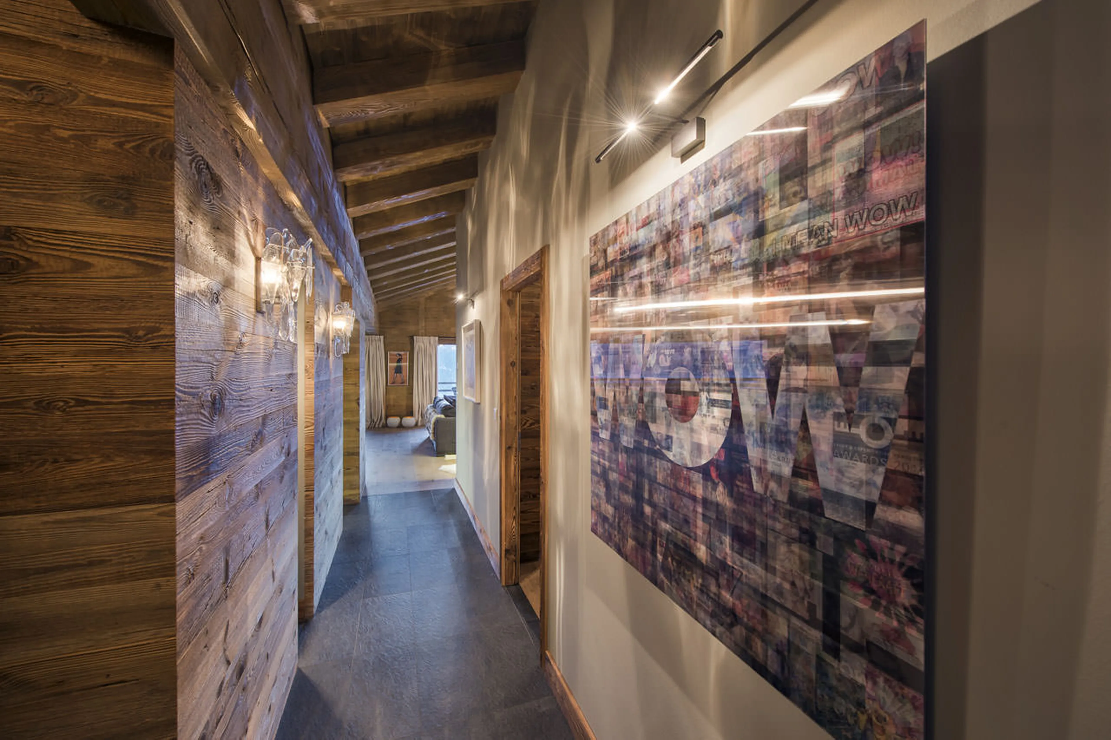 Entrance hallway in Le Daray Penthouse in Verbier