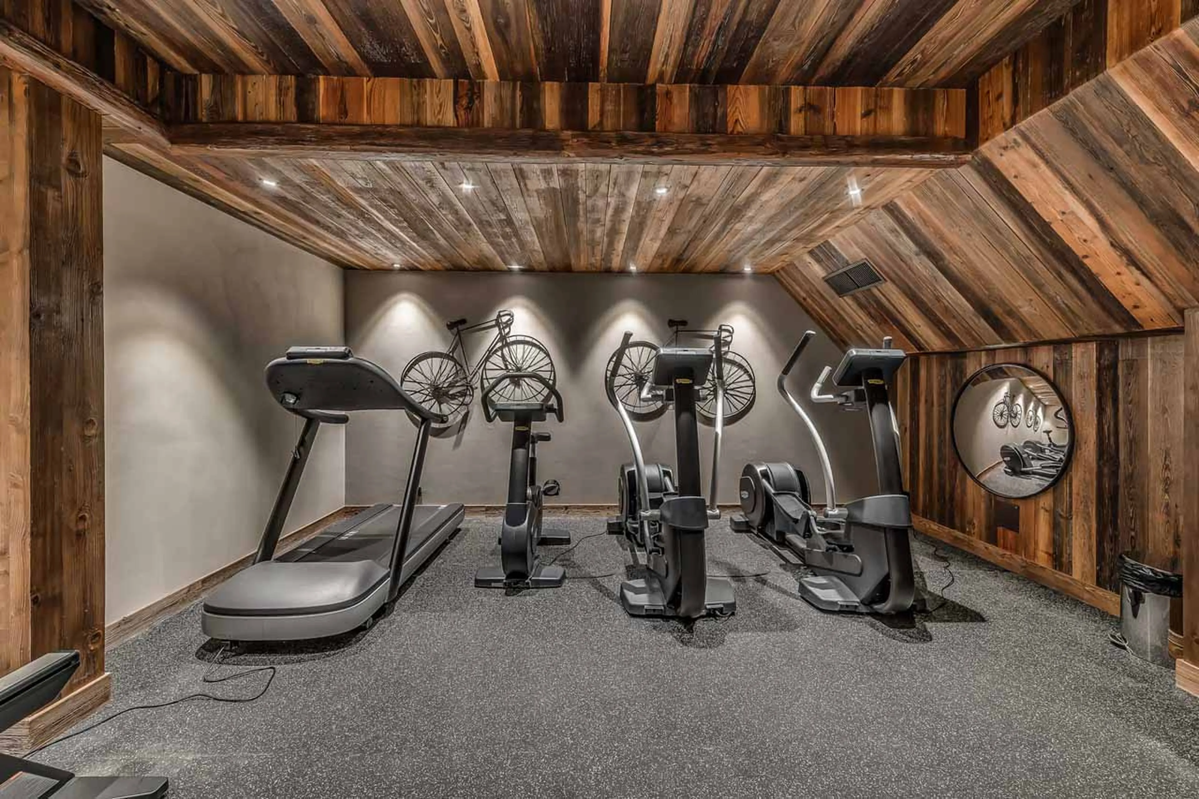 Fitness room at Apartment Charvet in Val d'Isere