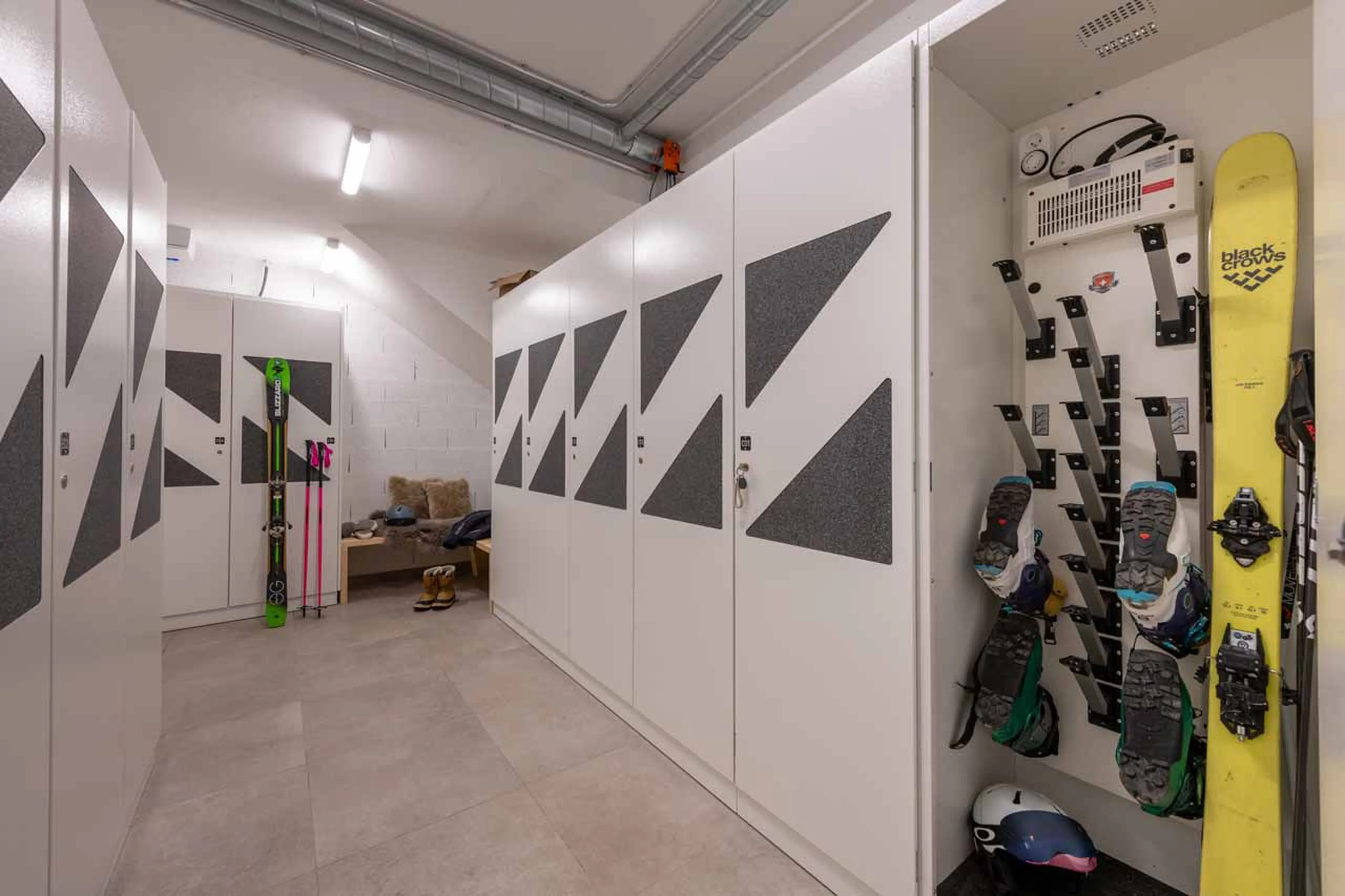 Ski locker at Le Verbier View 01 in Verbier