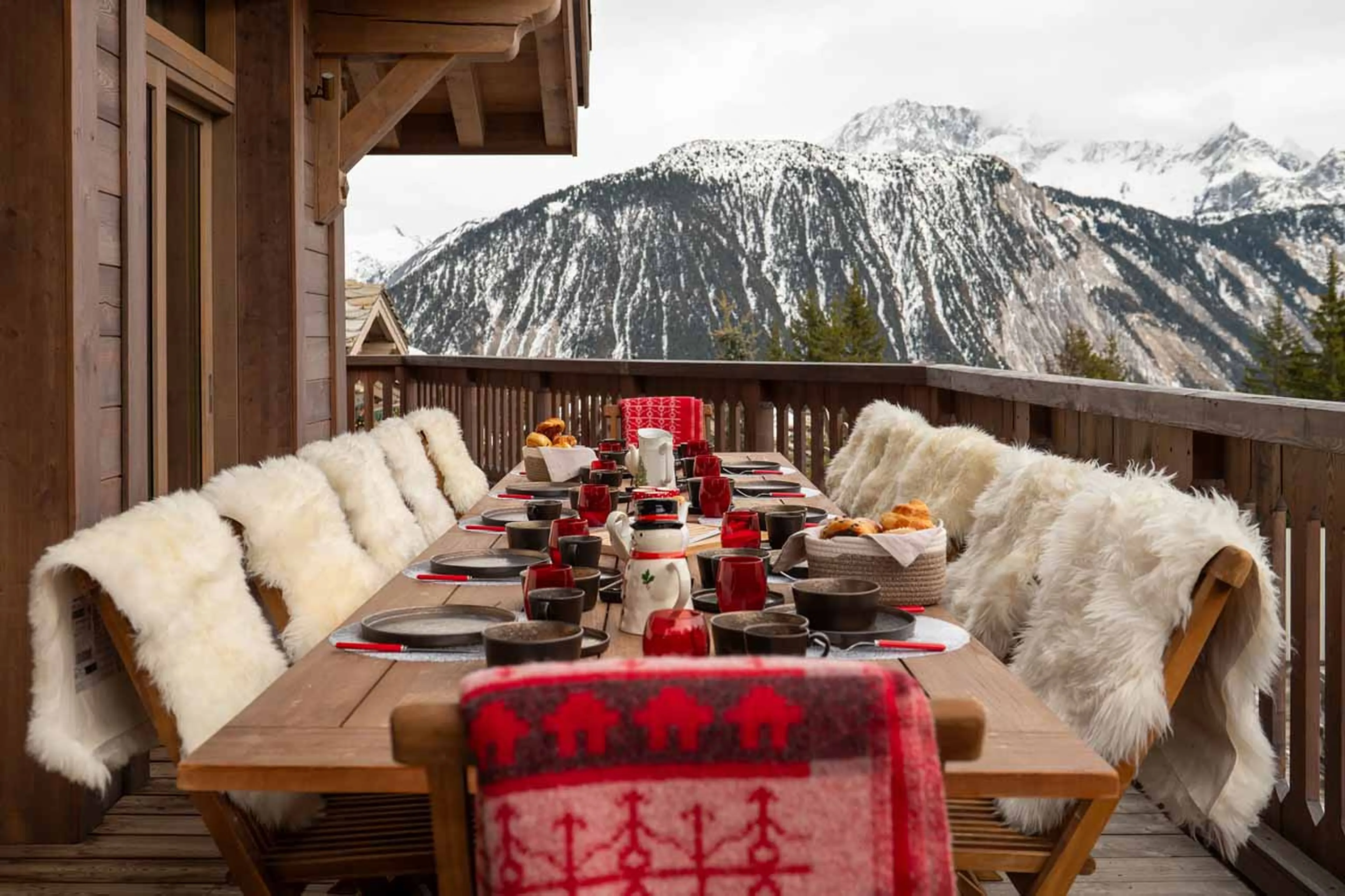 Balcony at Lord of Snow in Courchevel 1850