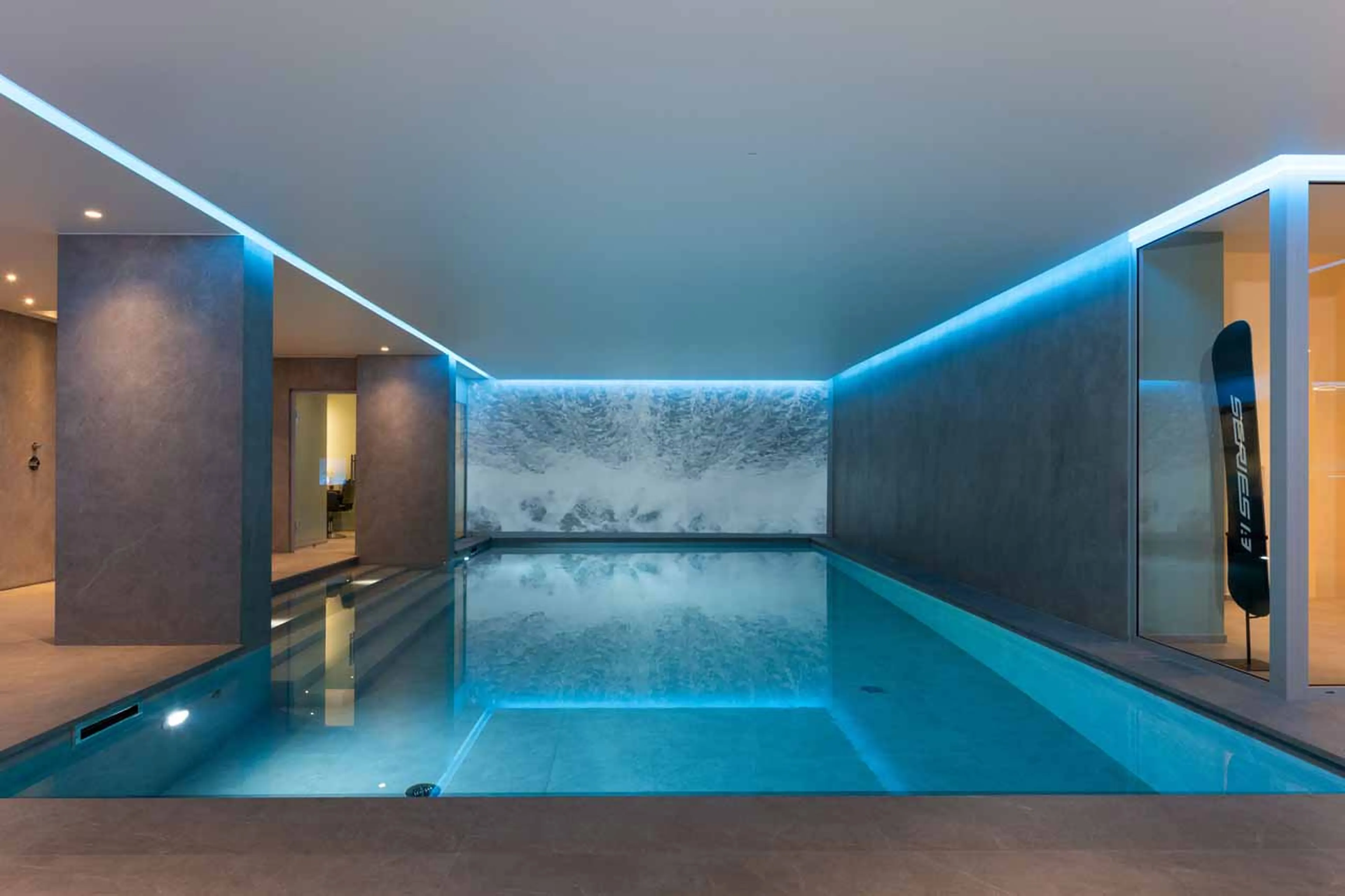 Indoor swimming pool in Lord of Snow, Courchevel 1850