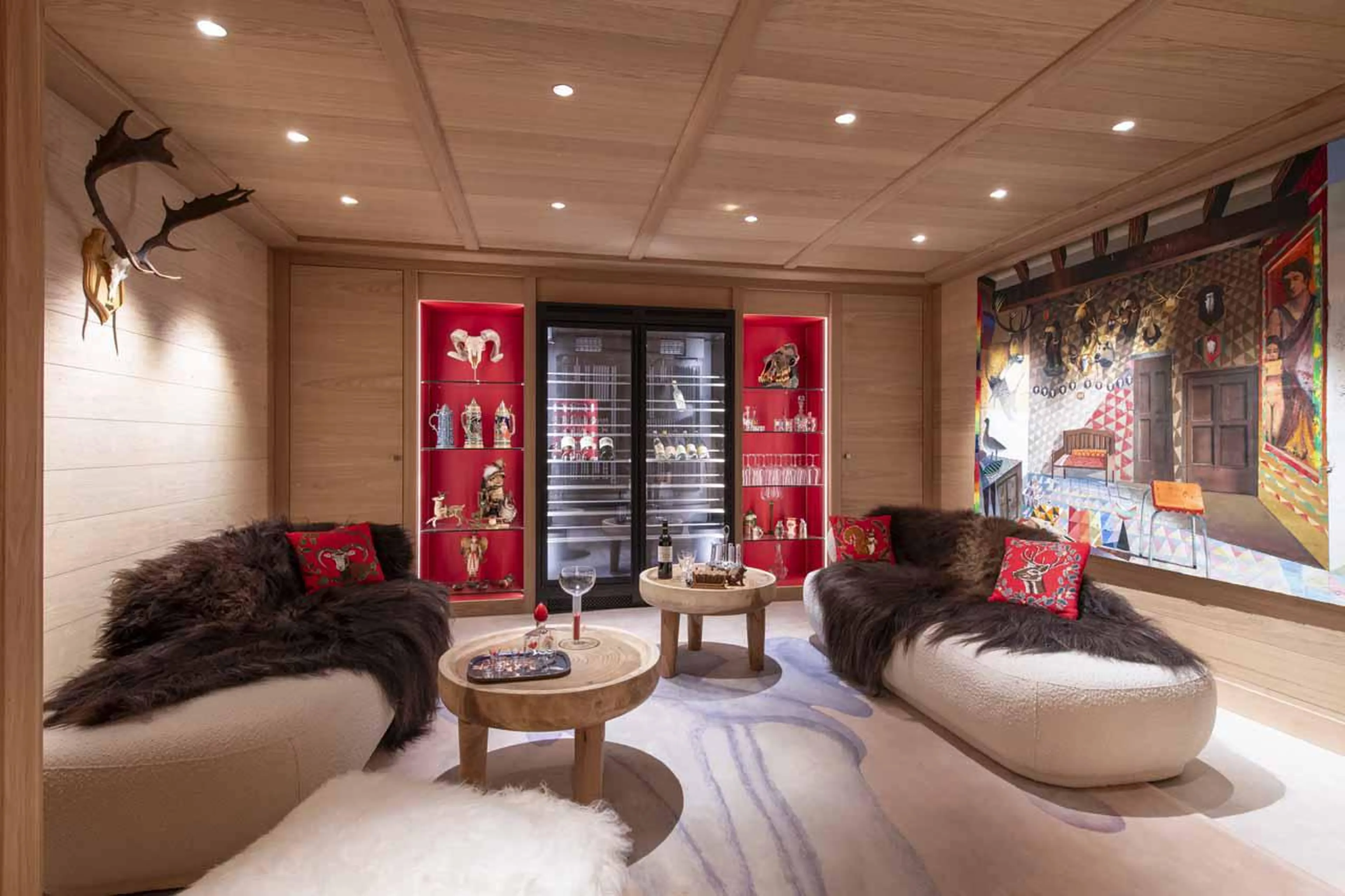 Wine lounge in Lord of Snow, Courchevel 1850