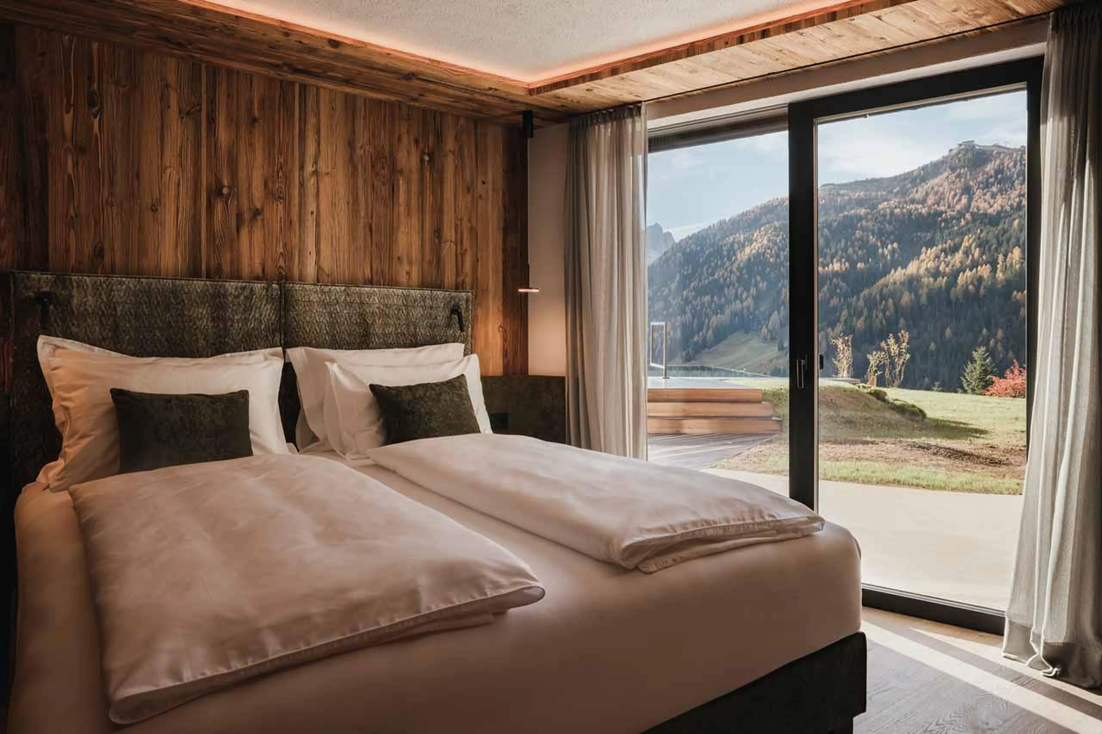 Bedroom access at Chalet Lum d'Or in Val Gardena