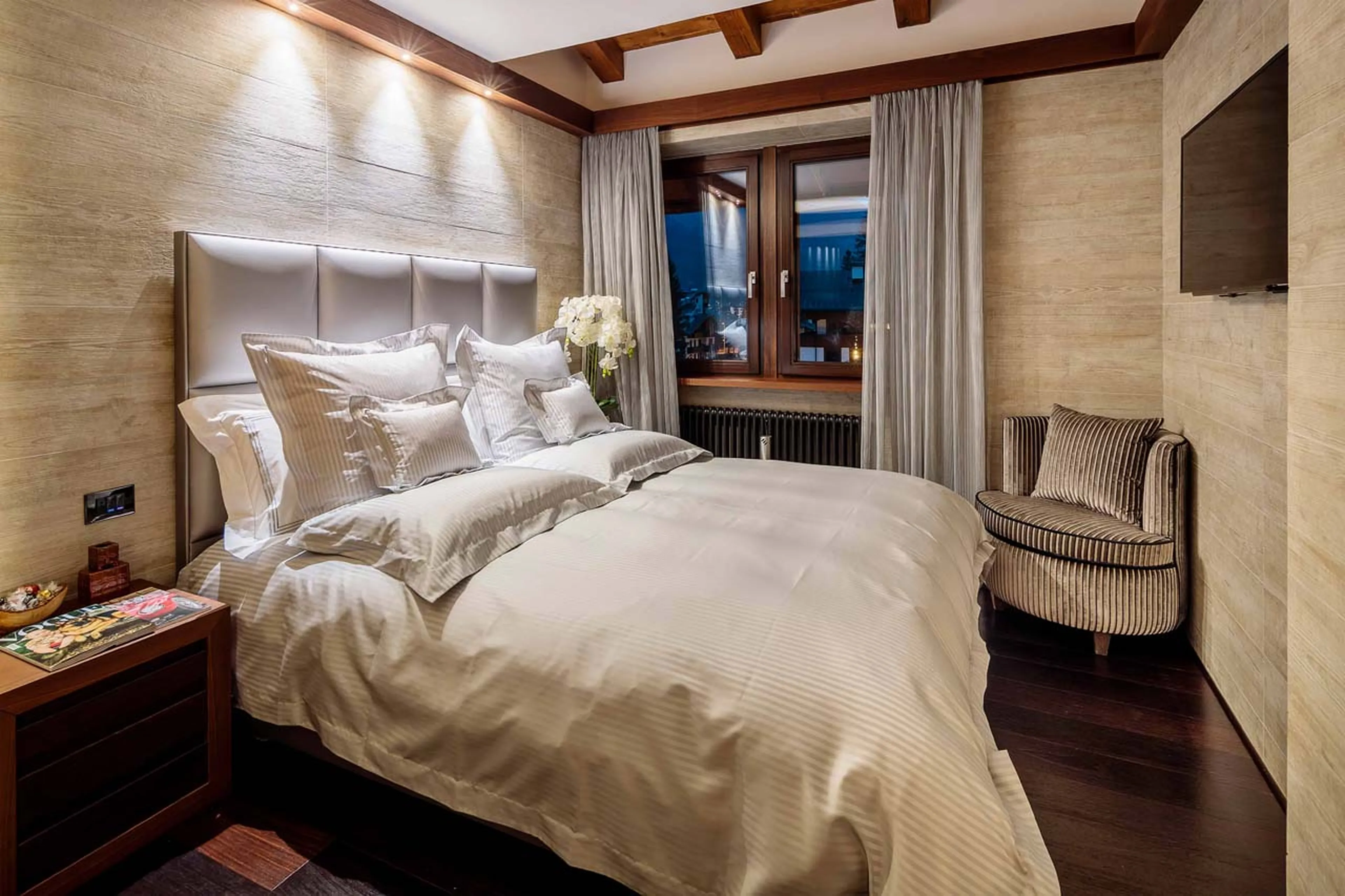 Bedroom four at Chalet LV | 02 in Cortina