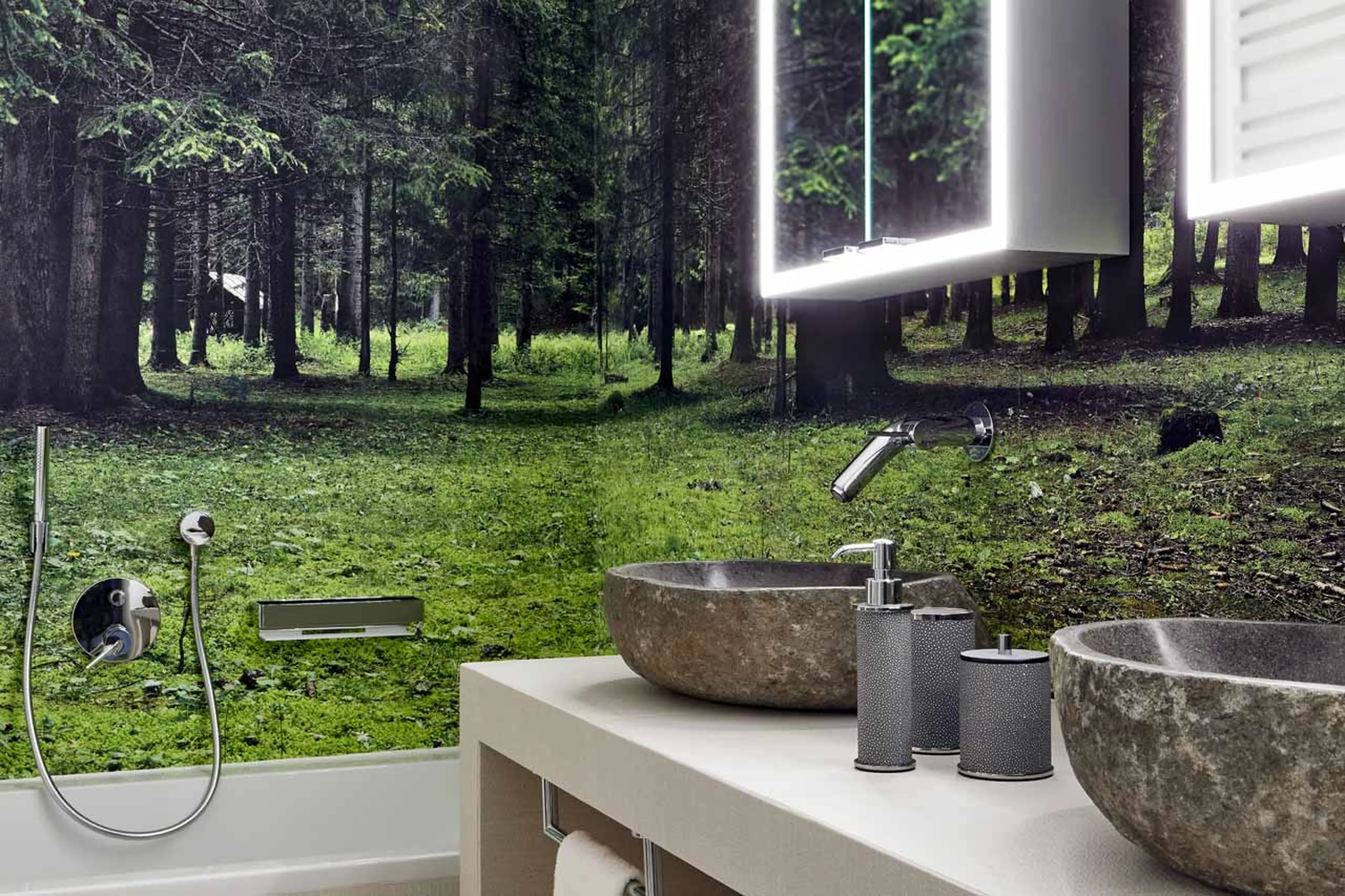 En-suite bathroom at Mi Chalet in Alta Badia