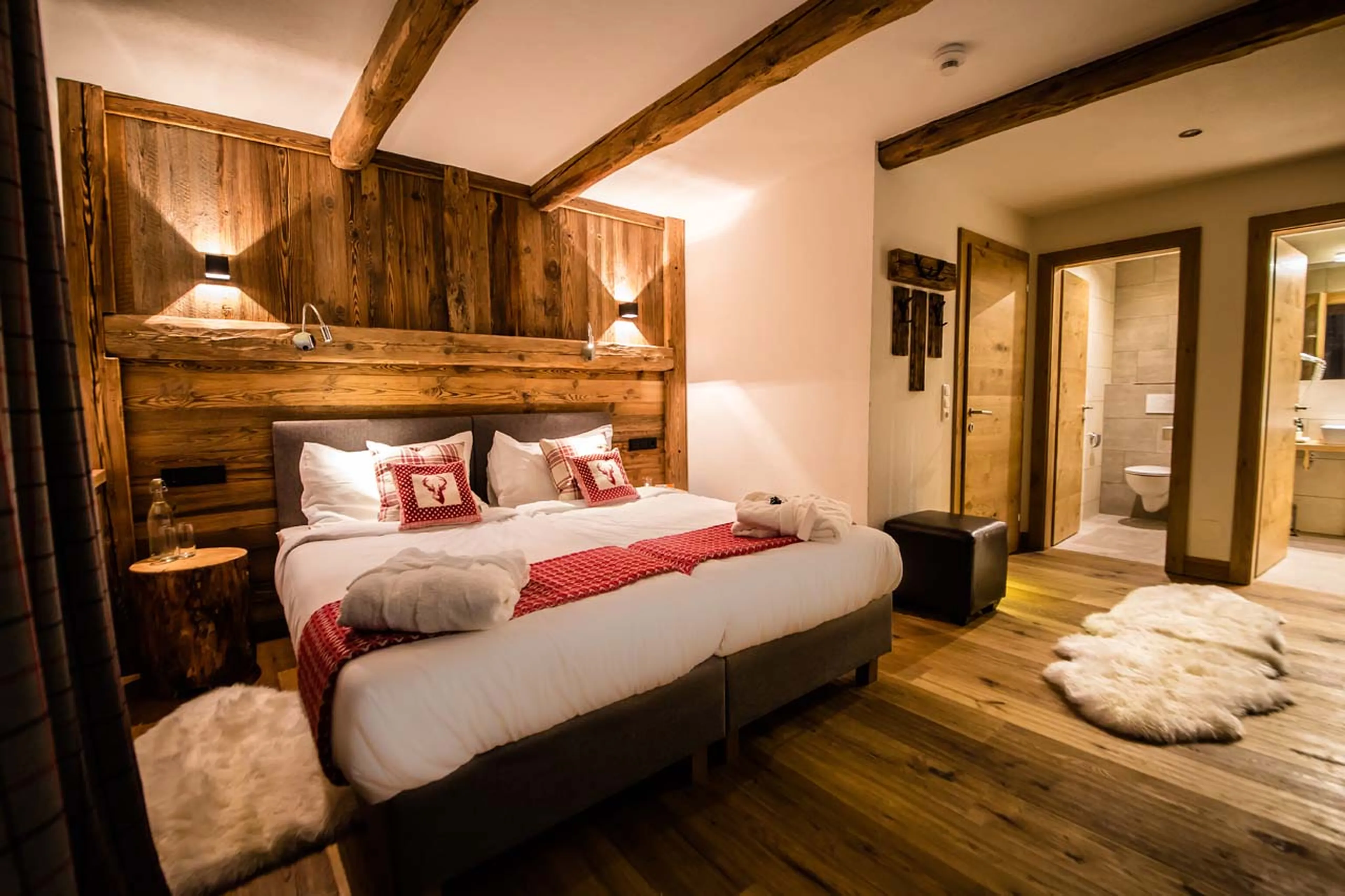 Bedroom three family suite at Montfort Lodge in St Anton
