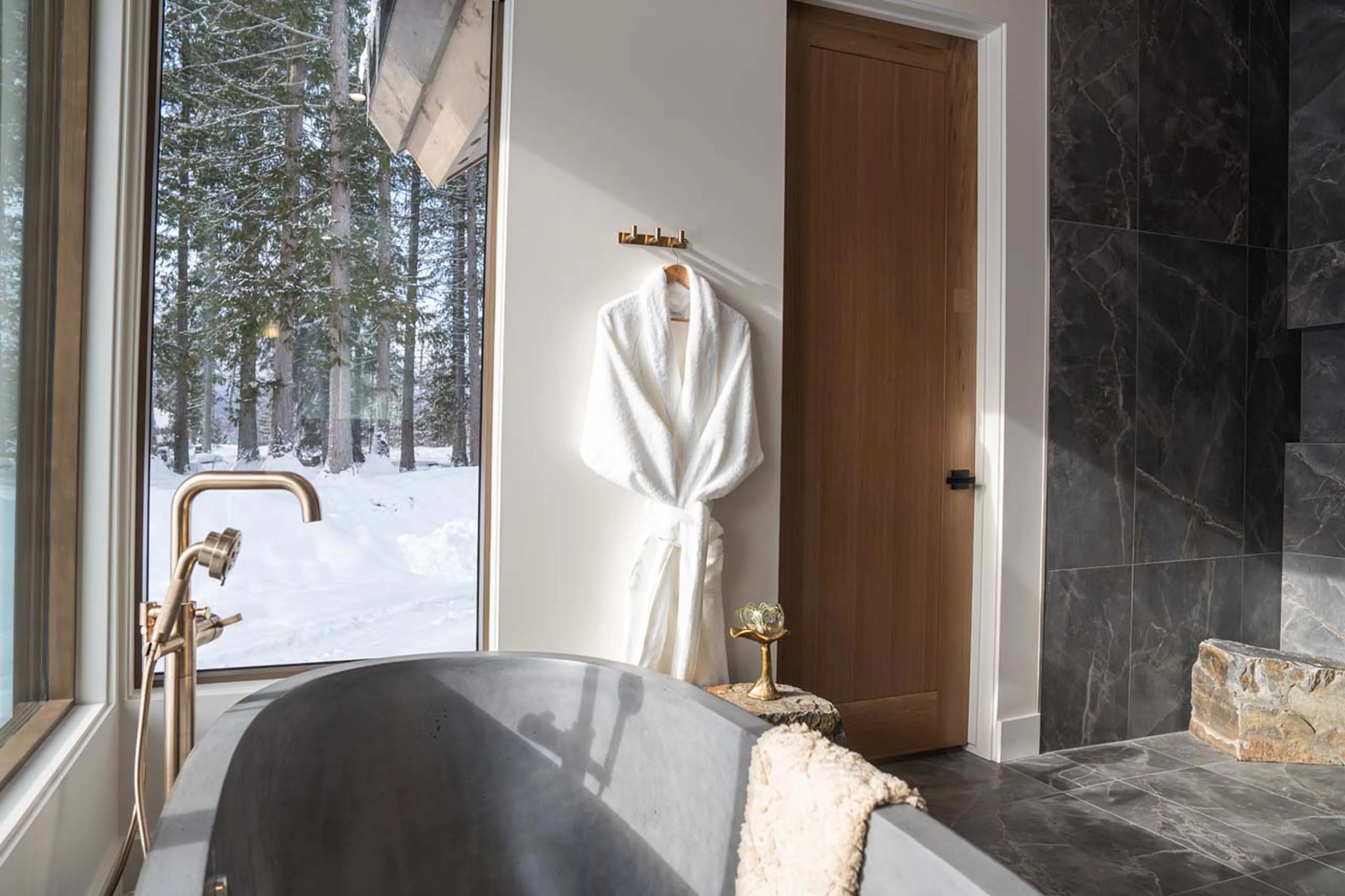Bathroom in Mountain Lake Chalet, Revelstoke