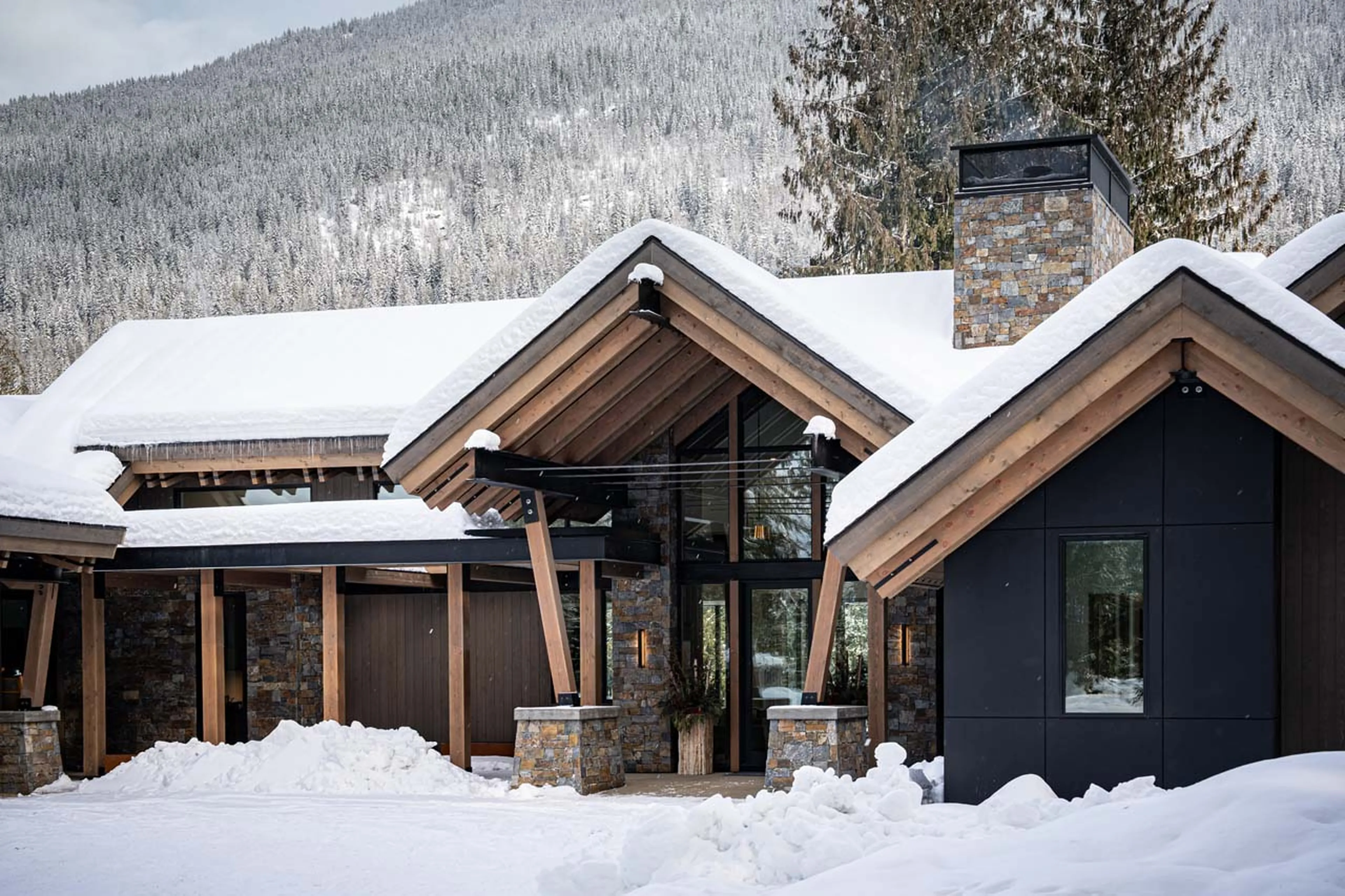 Exterior of Mountain Lake Chalet, Revelstoke